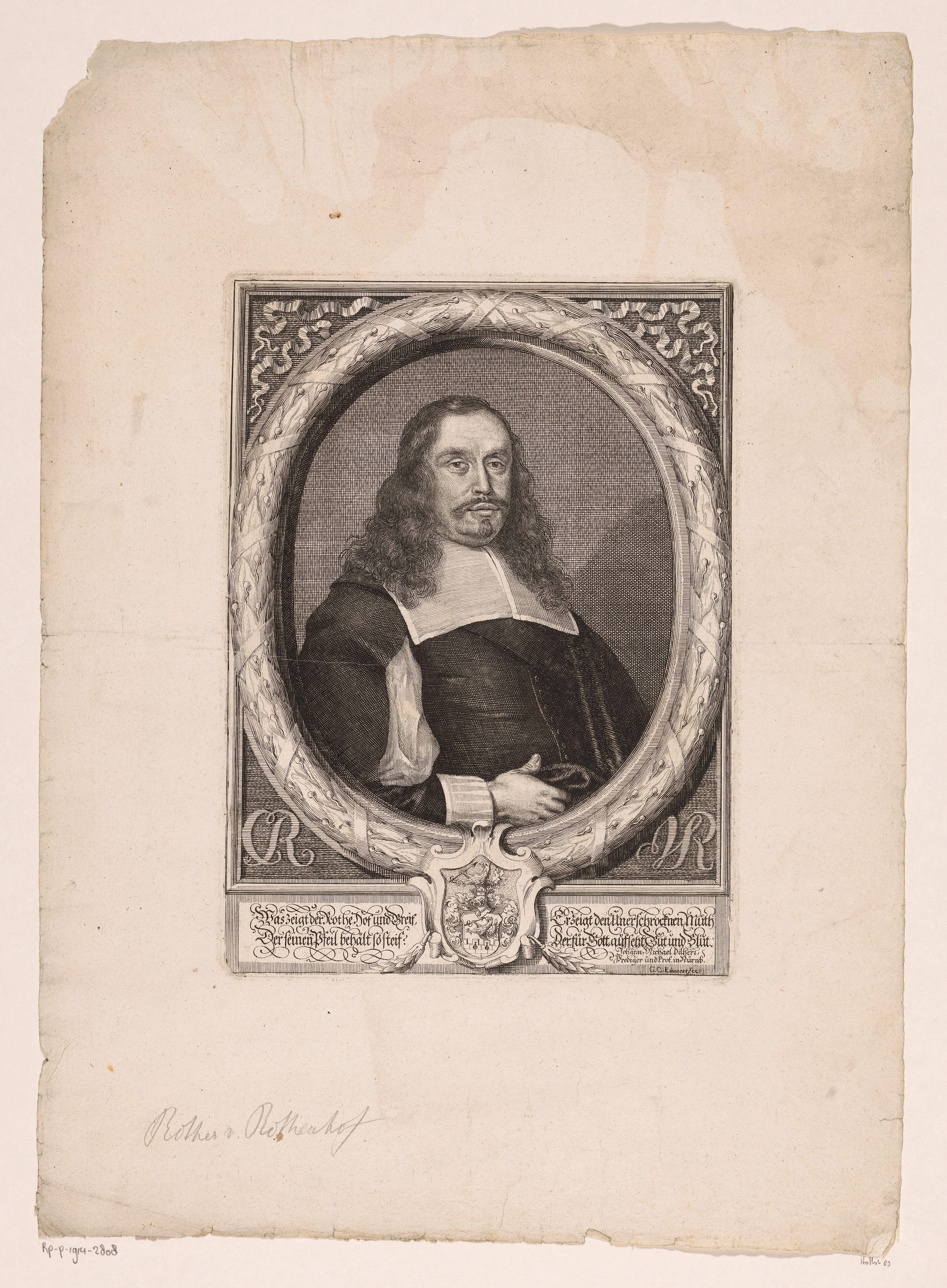 Portret van Christoph Rothenhofer