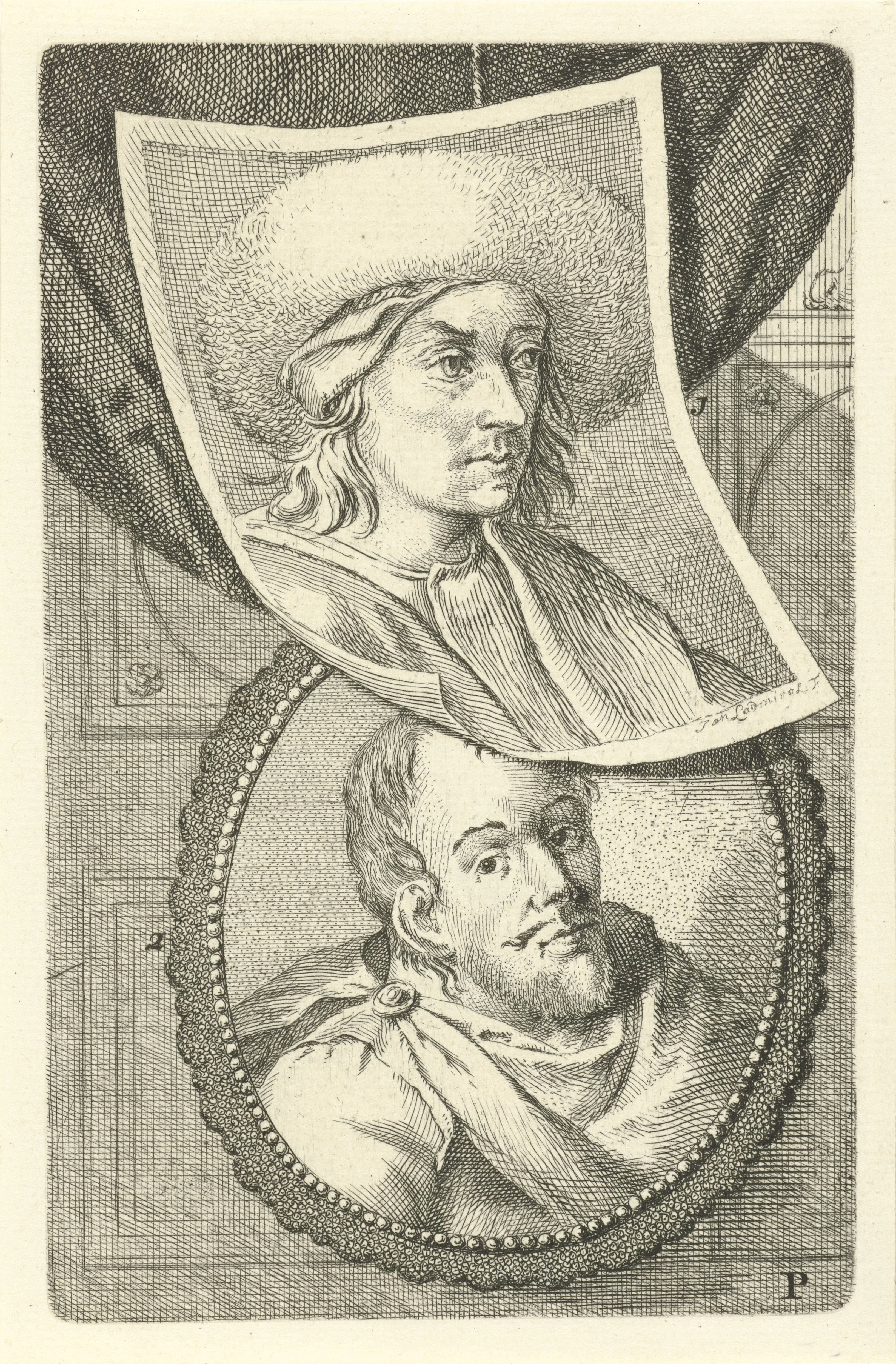 Portretten van Jan Swart van Groningen en Jacob Janszen