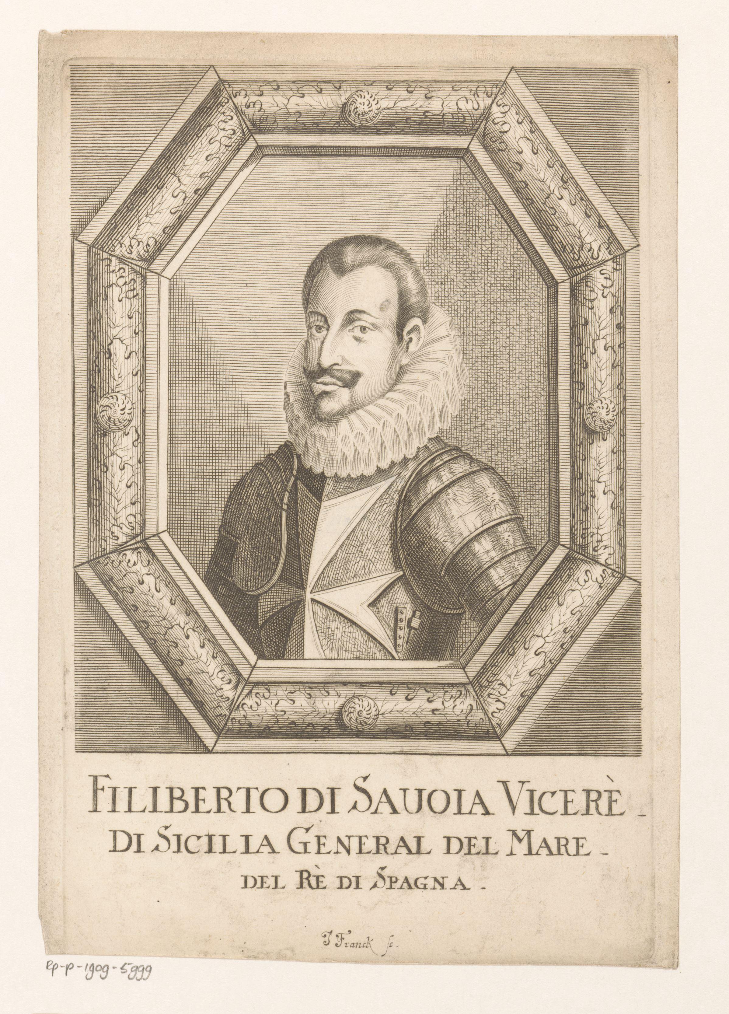 Portret van Emanuel Philibert, hertog van Savoye