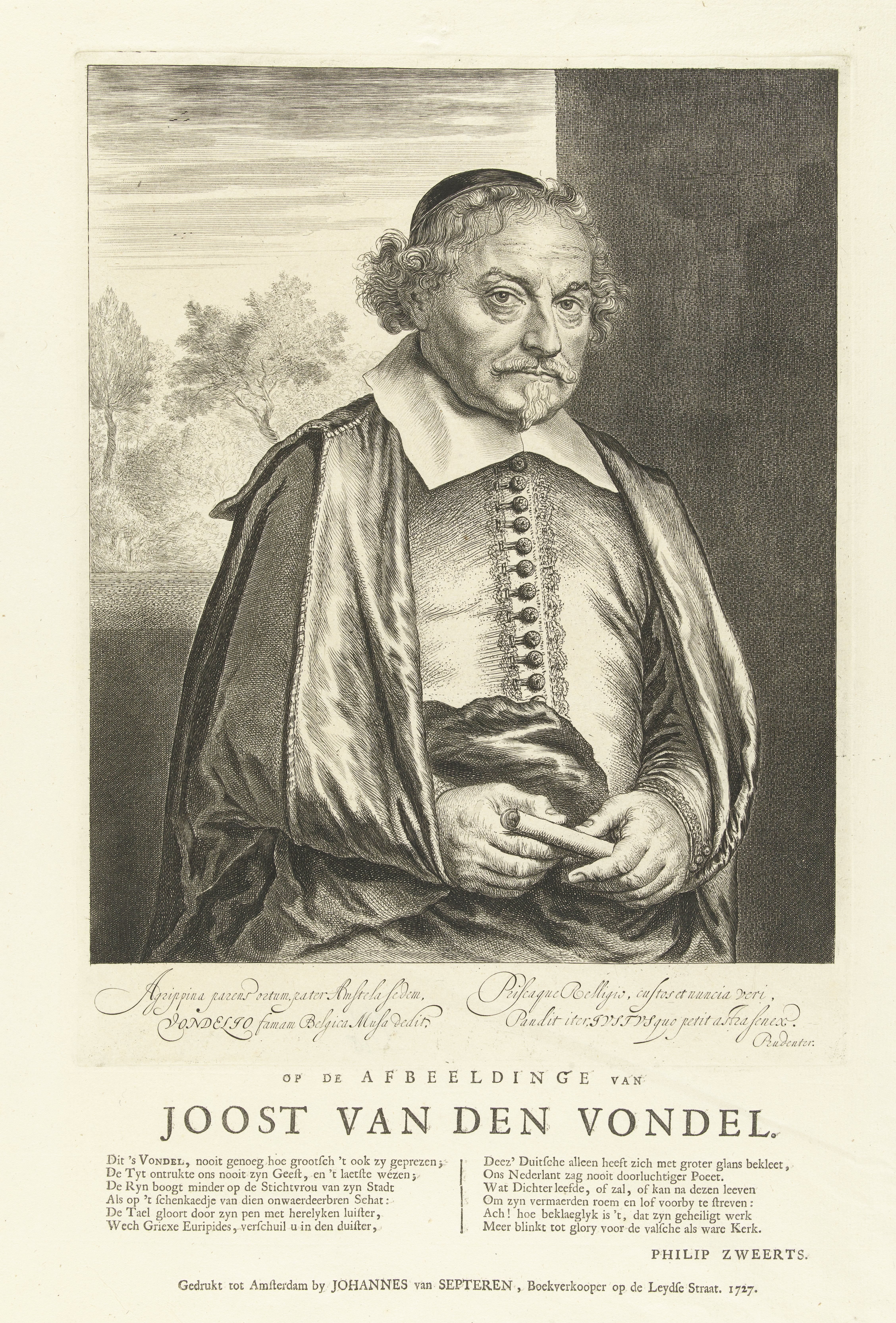 Portret van Joost van den Vondel
