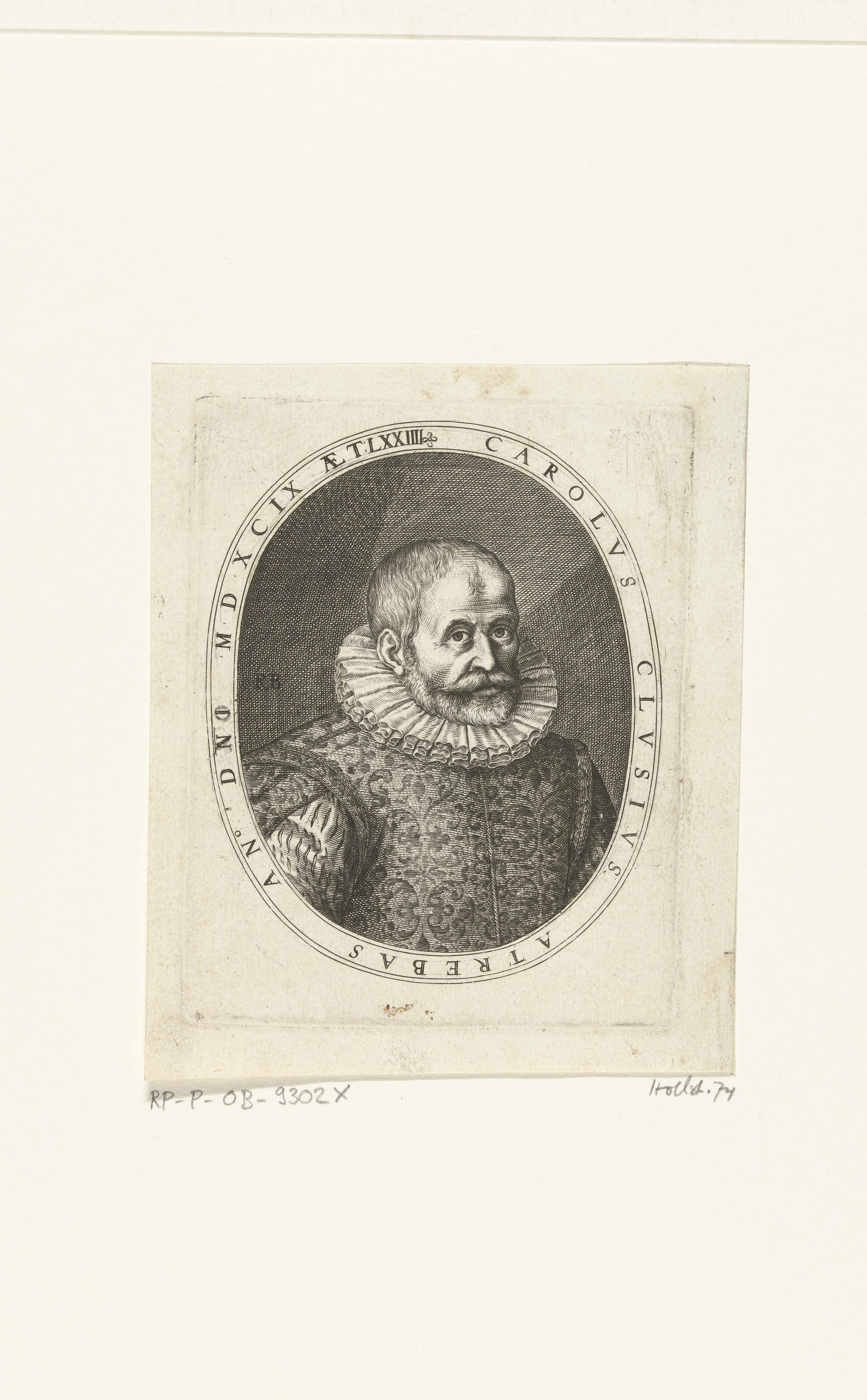 Portret van Carolus Clusius