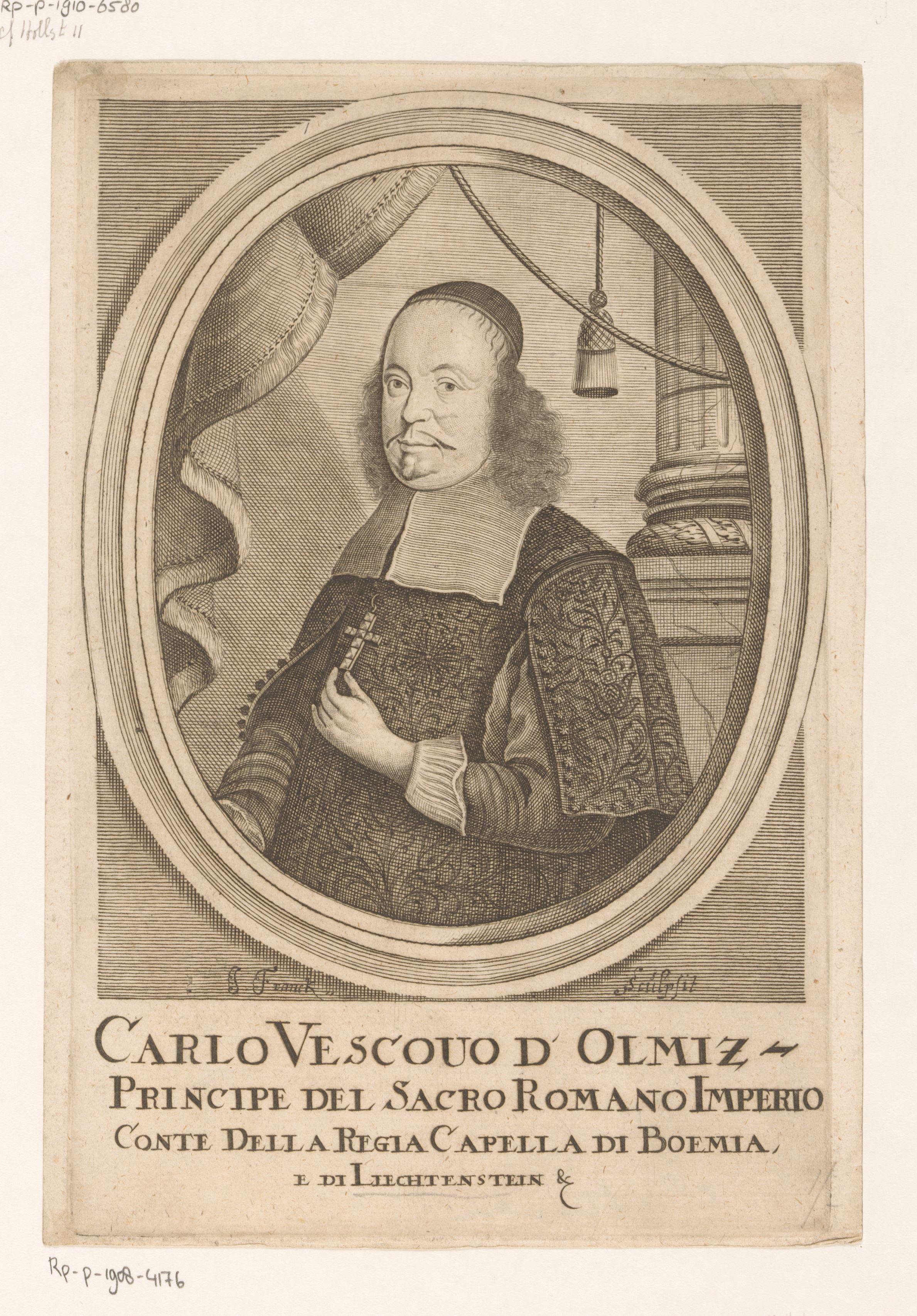 Portret van Karel van Liechtenstein-Castelcorn
