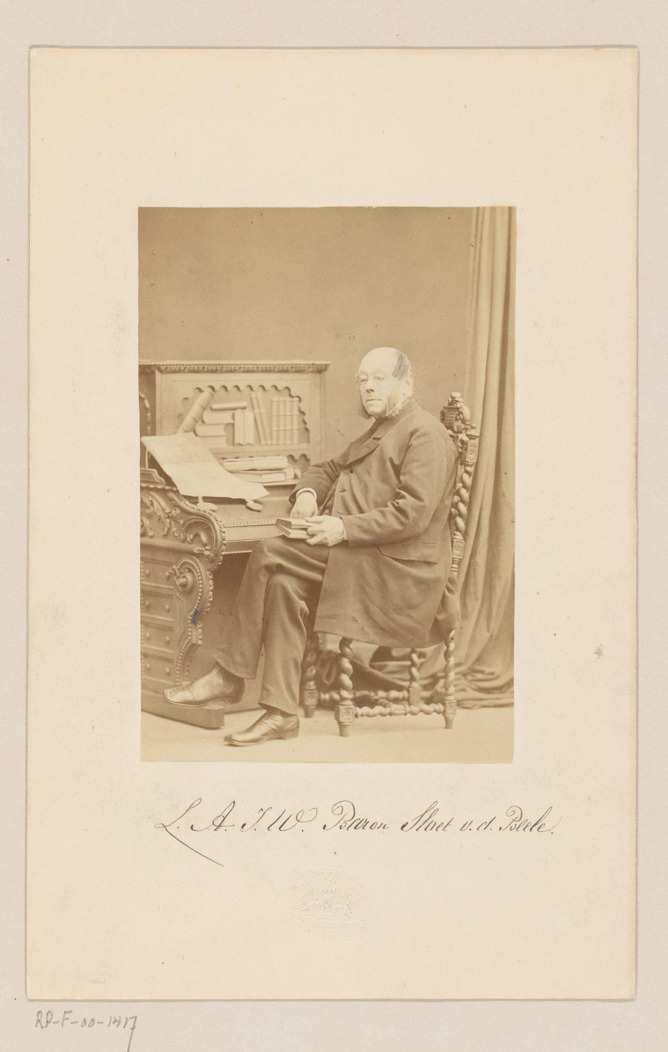 Portret van L.A.J.W. baron Sloet van de Beele