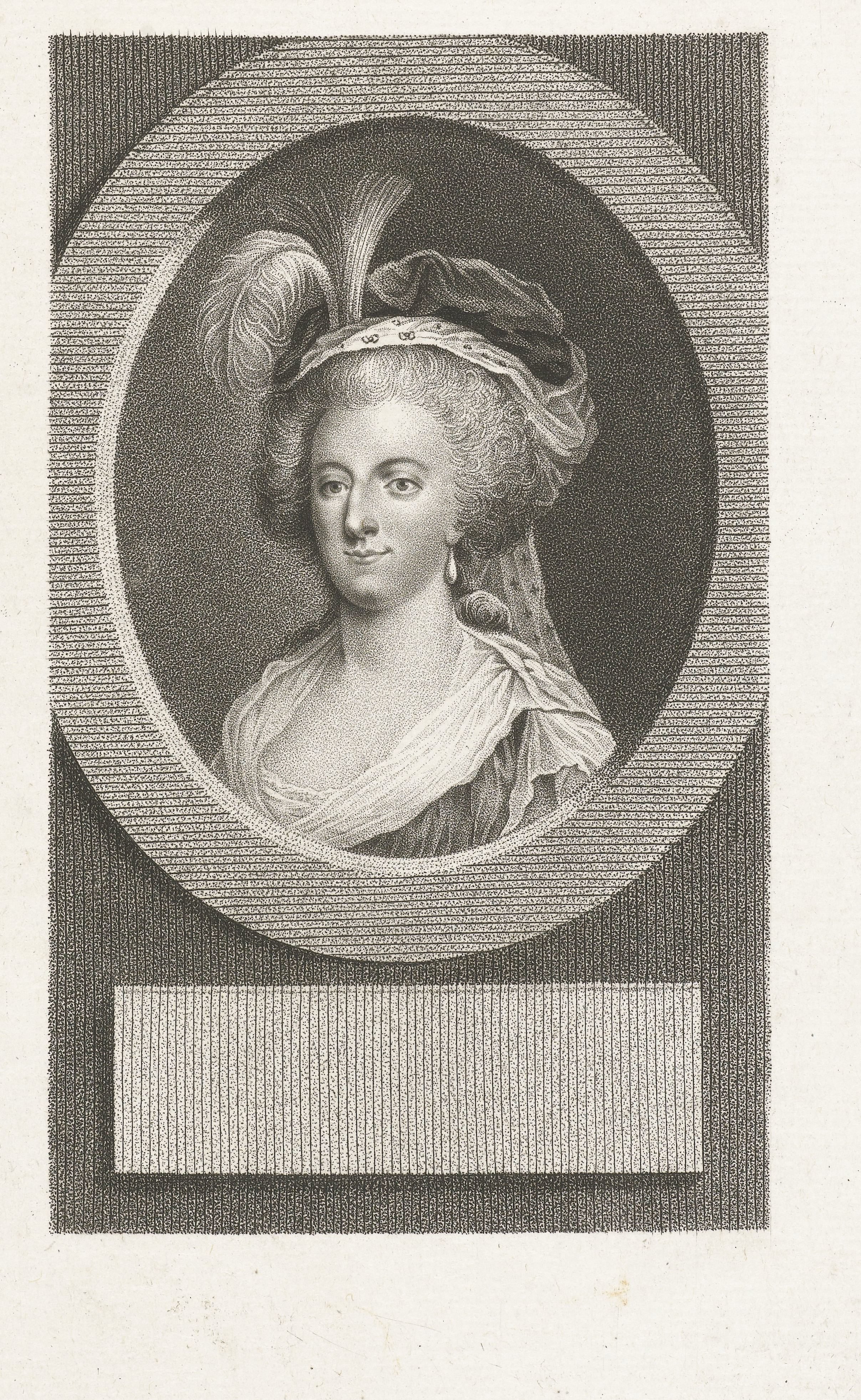 Portret van Marie Antoinette konigin van Frankrijk