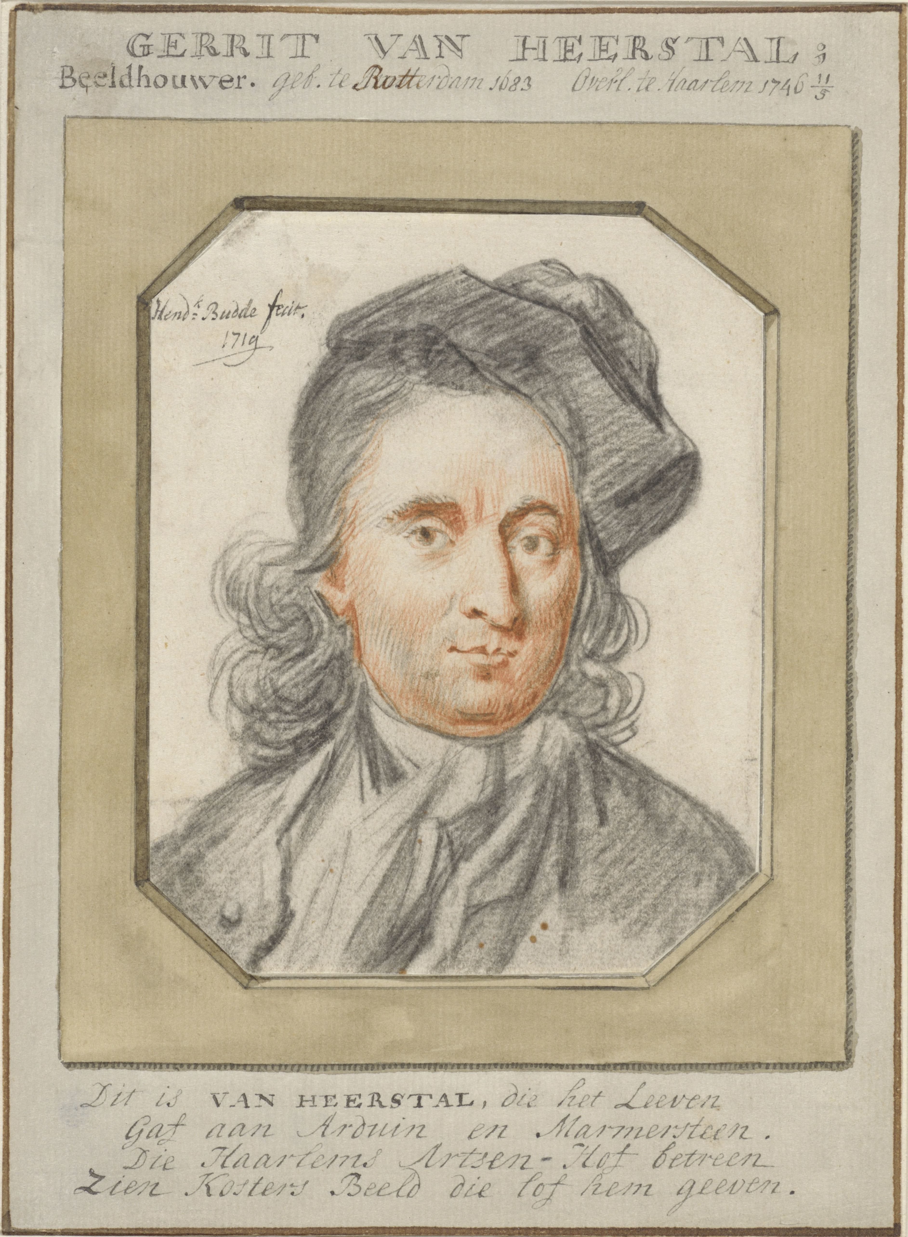 Portret van Gerrit van Heerstal