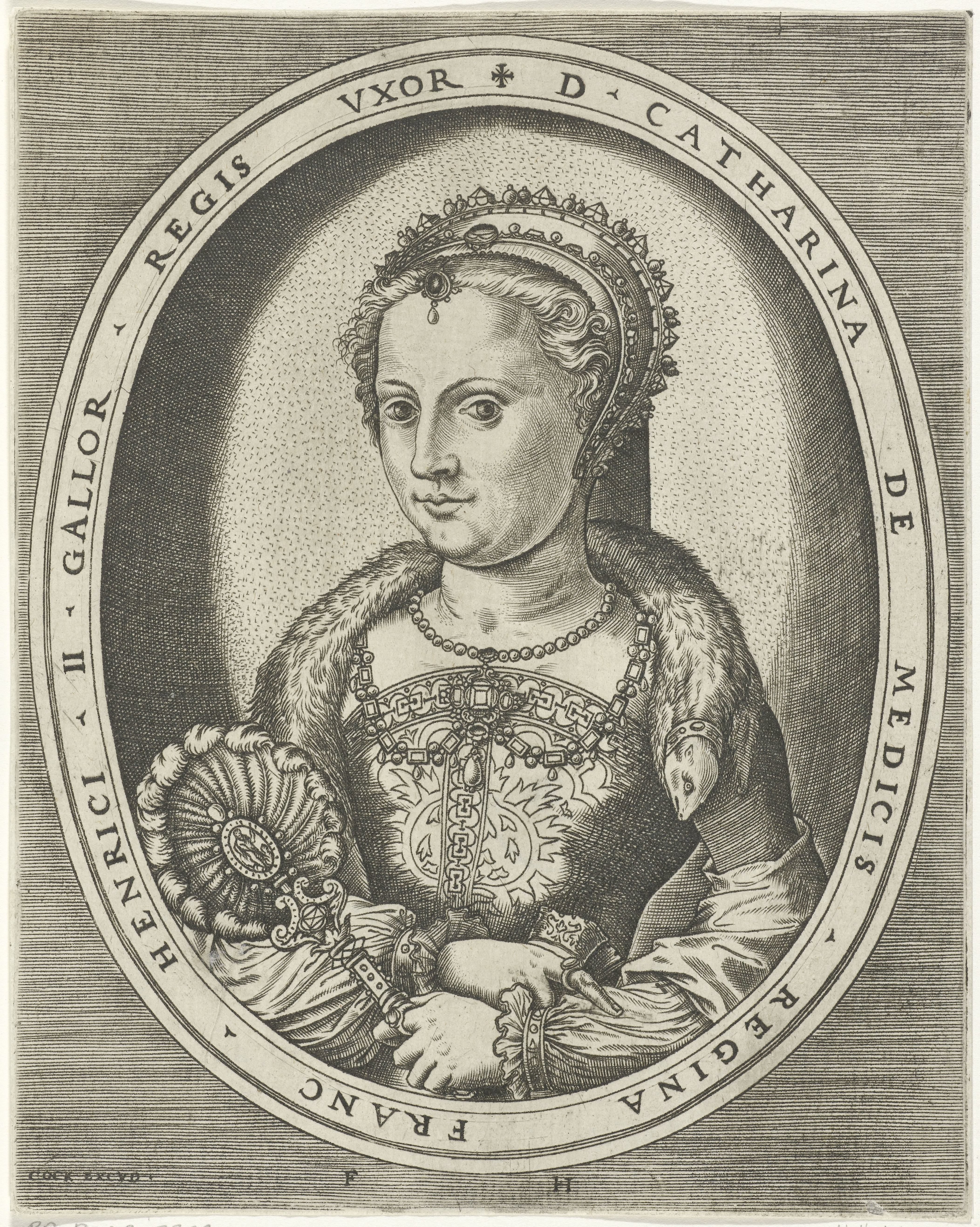 Portret van Catharina de' Medici