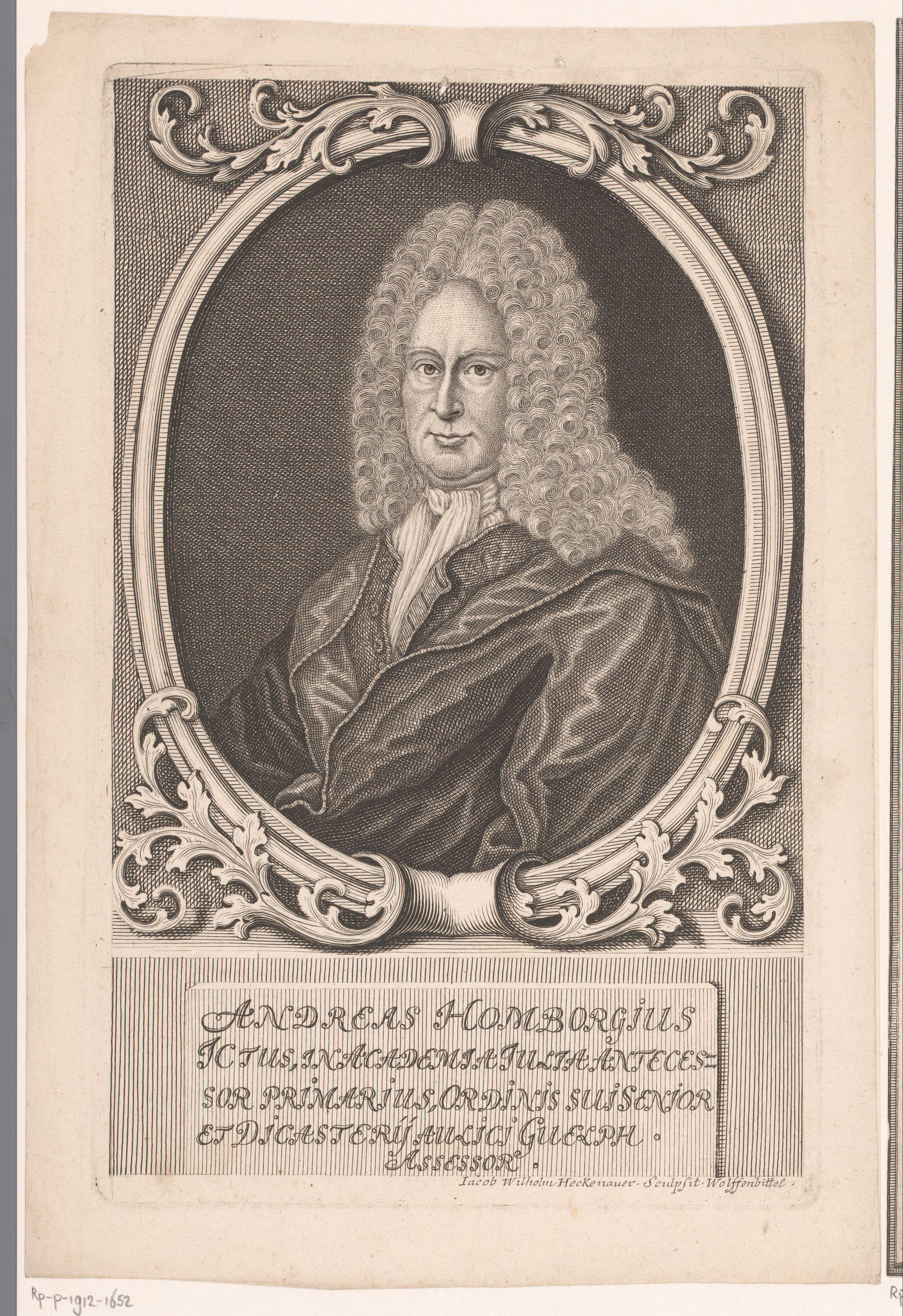 Portret van Andreas Homborg