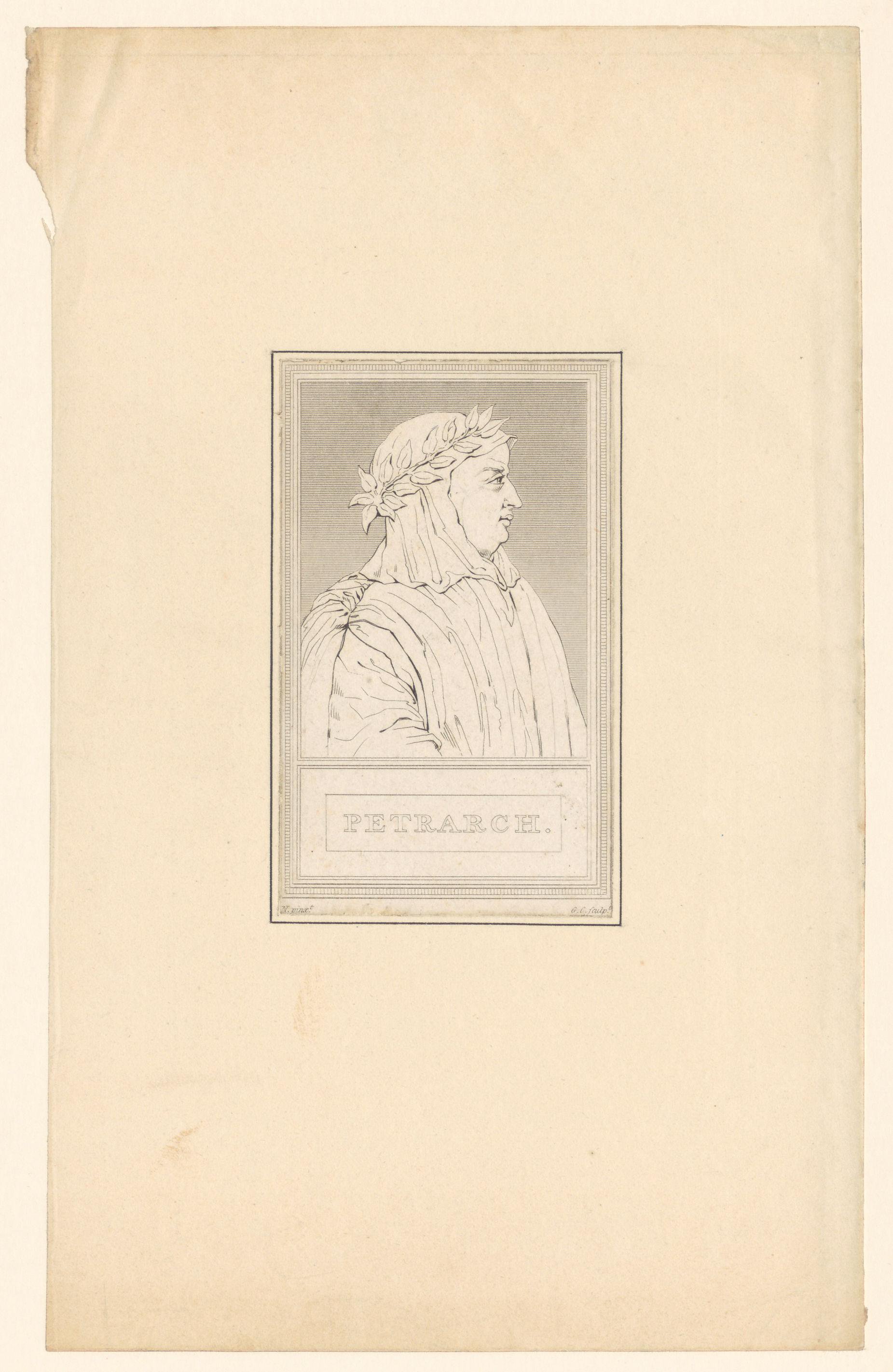 Portret van Francesco Petrarca