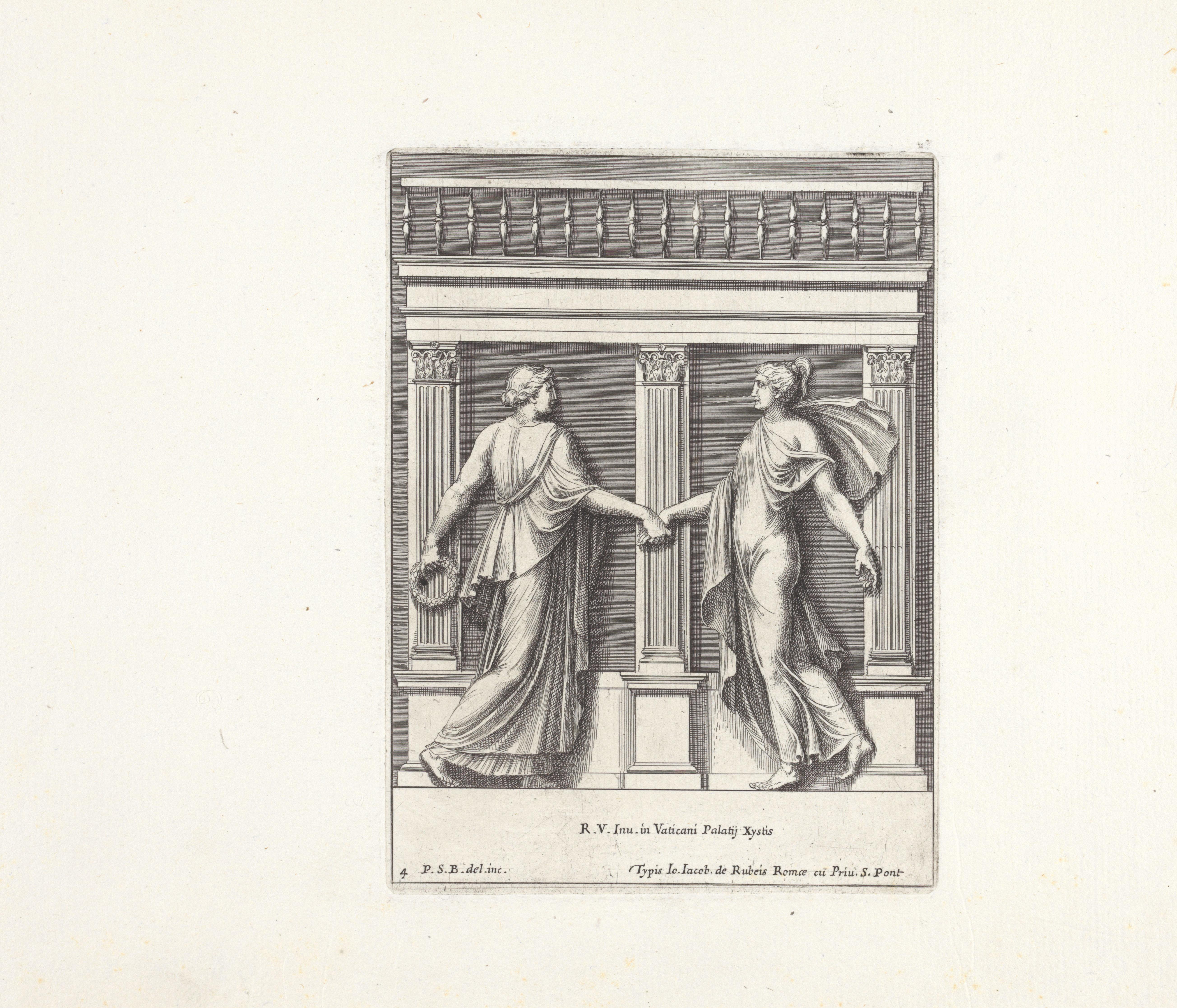 Twee dansende figuren