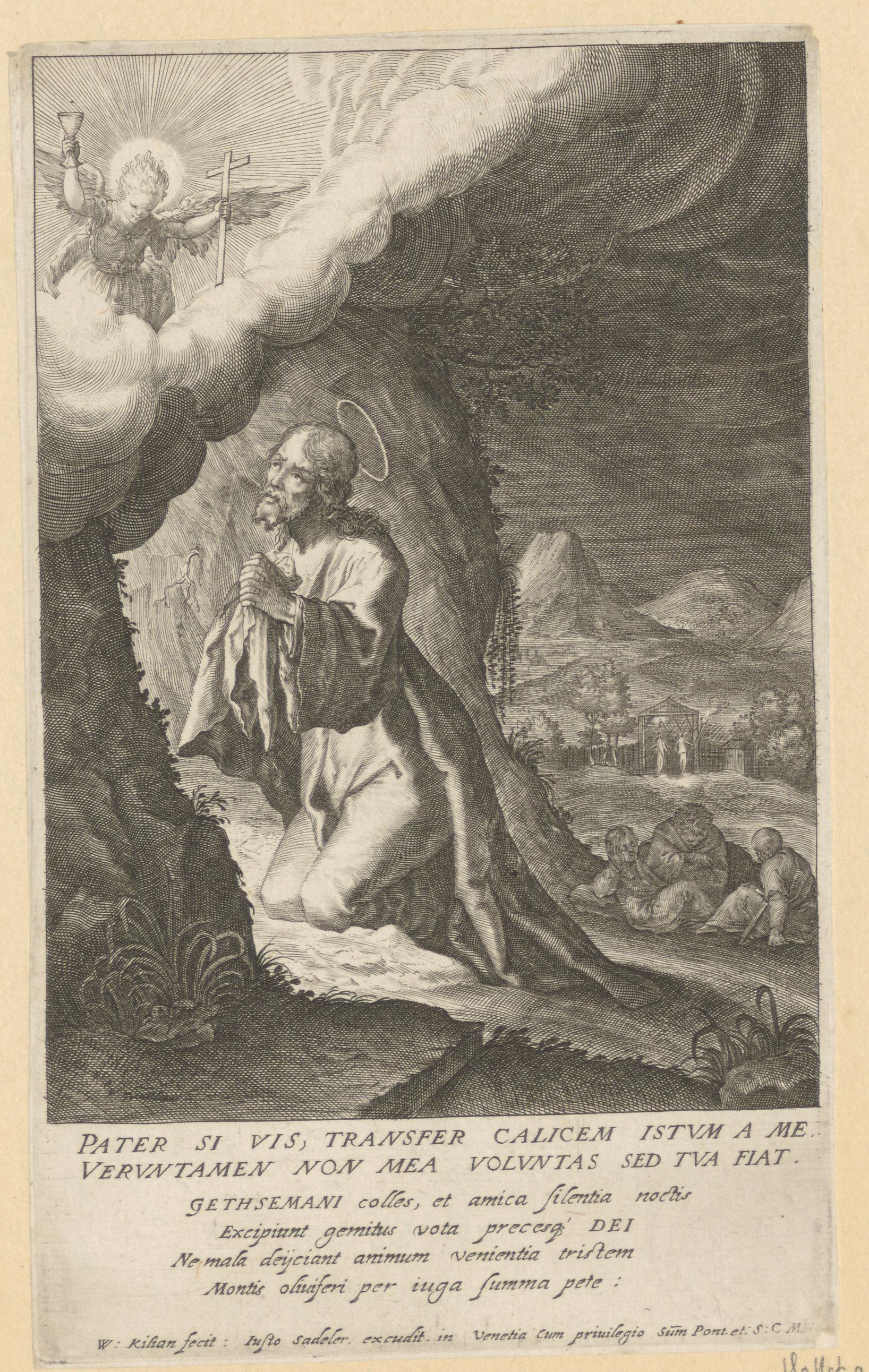 Christus biddend in Gethsemane