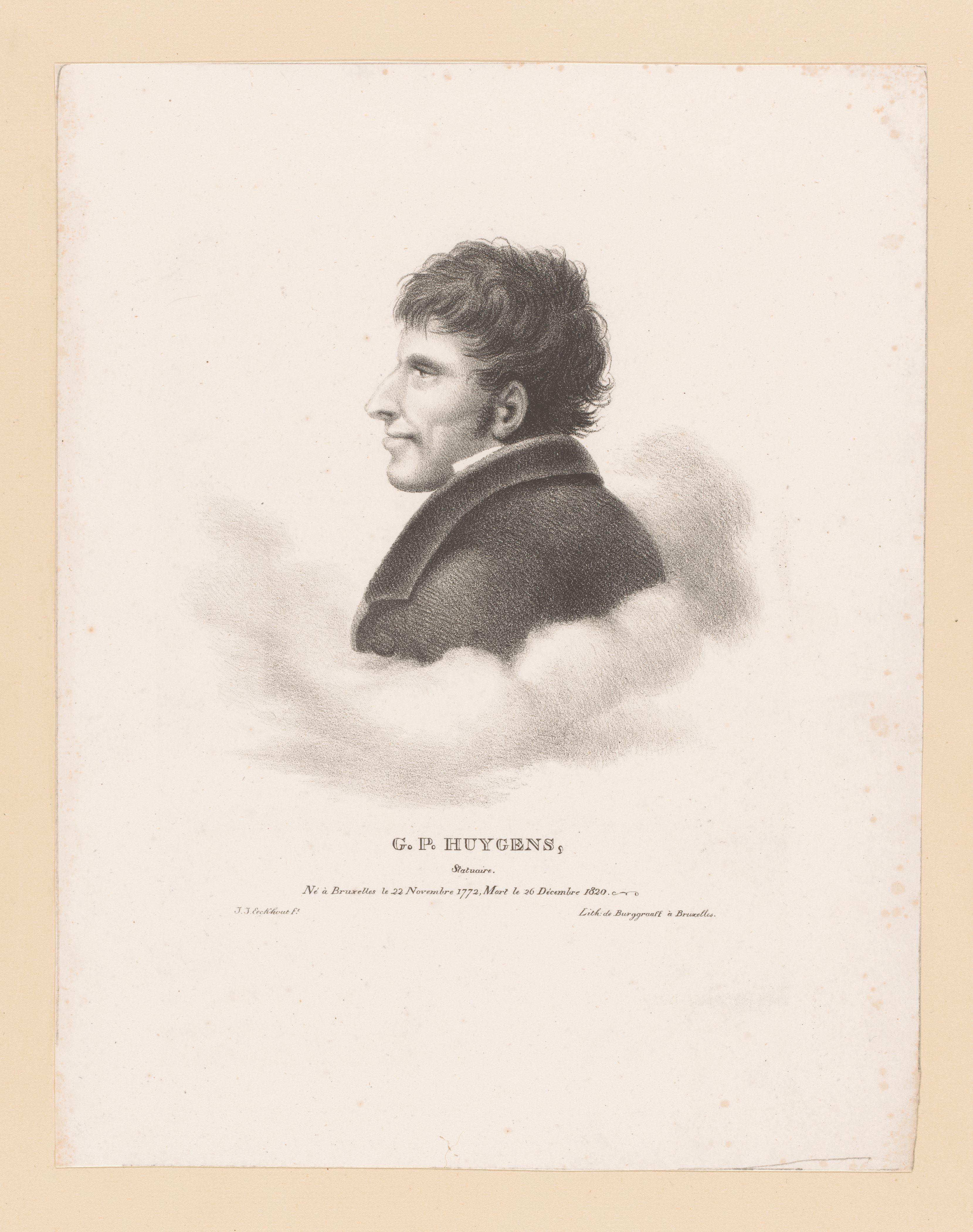 Portret van G.P. Huygens