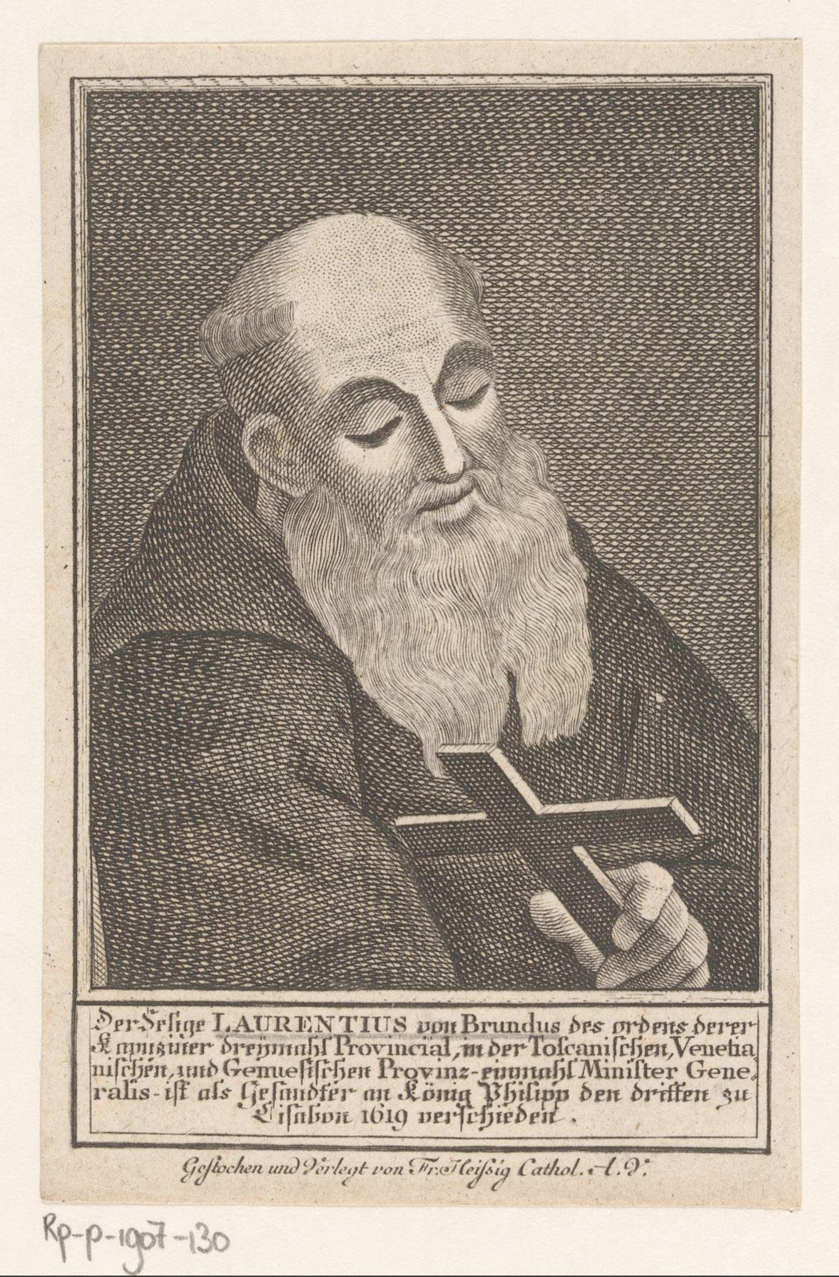 Portret van Laurentius von Brindisi