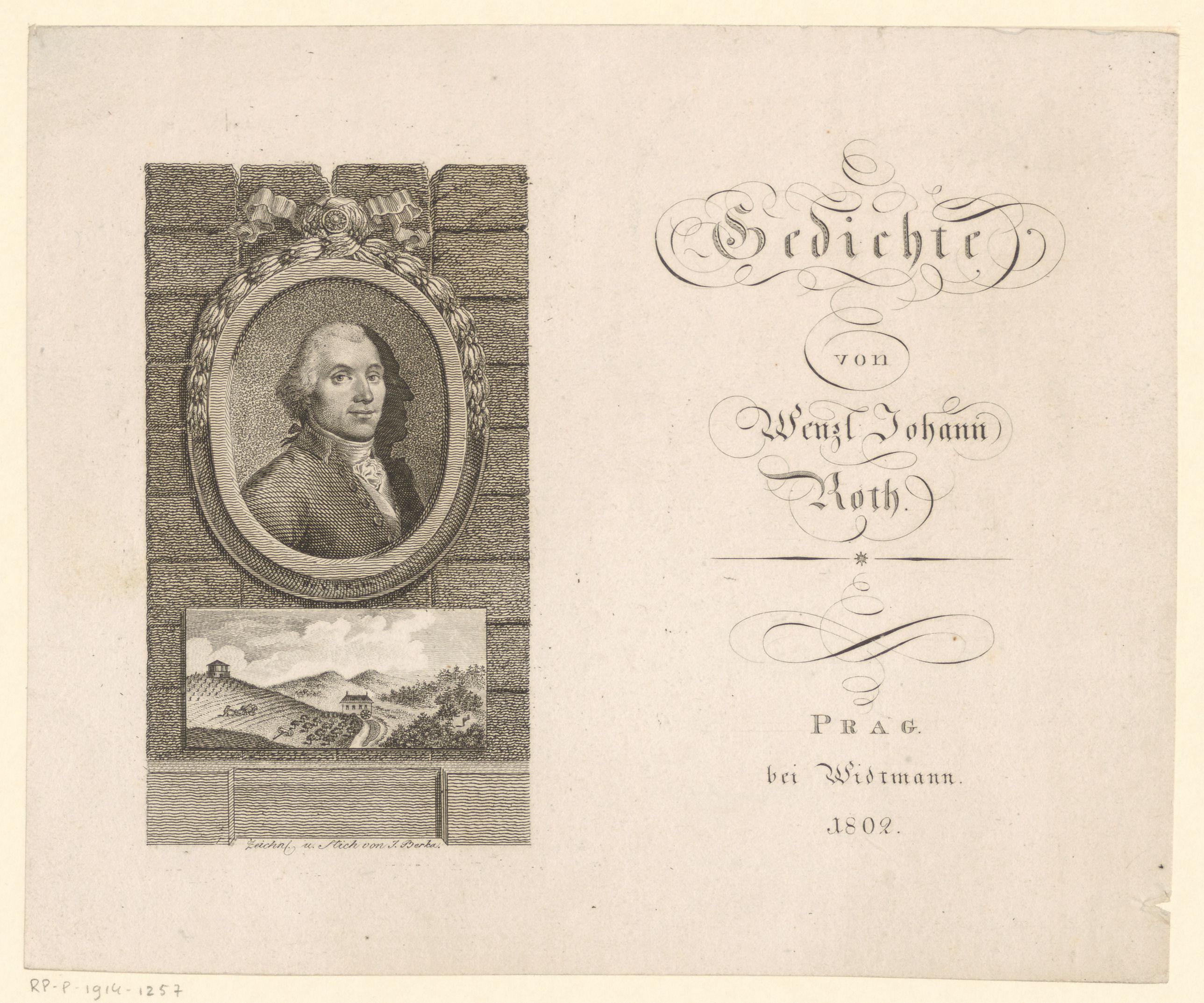 Portret van Johann Roth