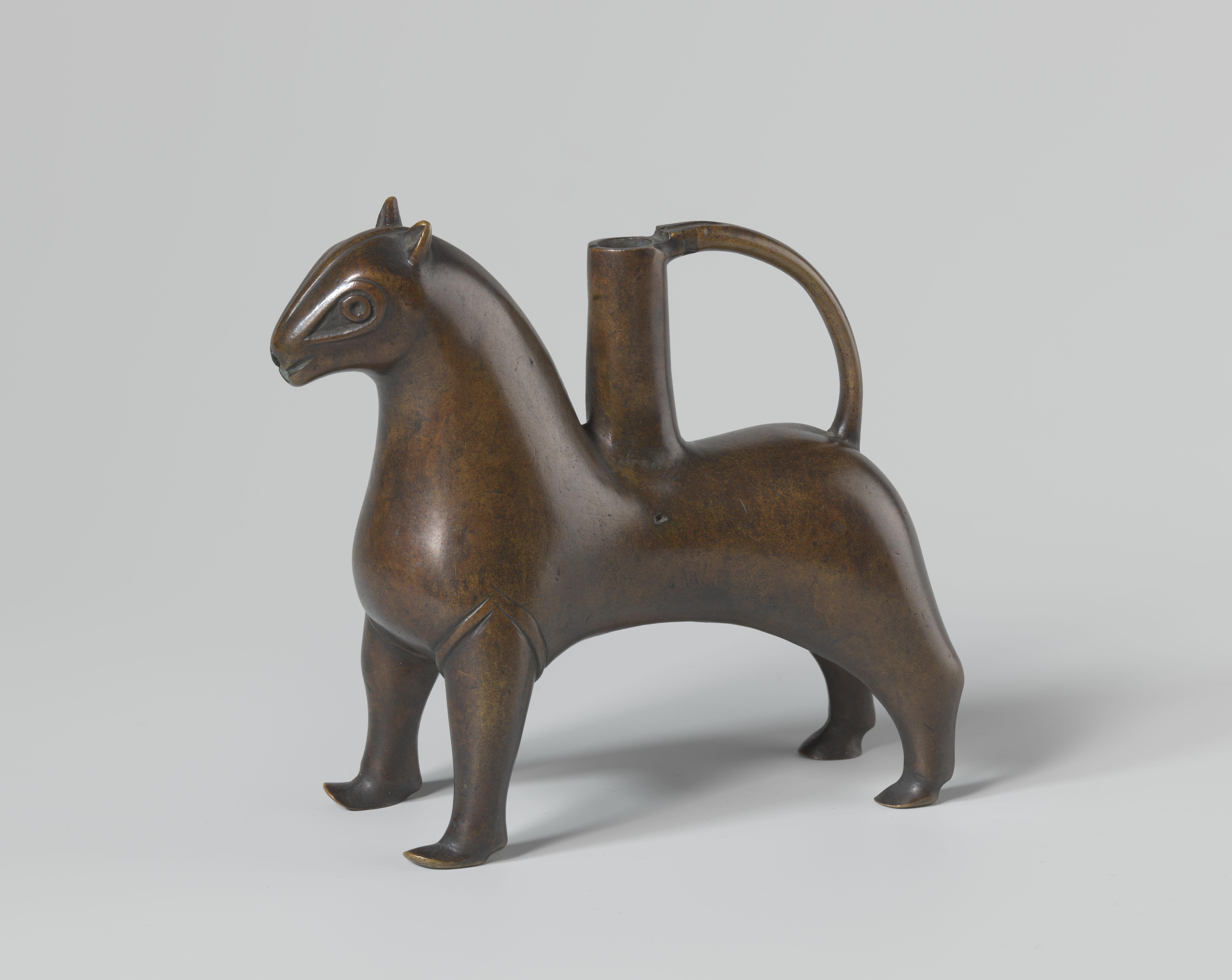 Aquamanile in the form of a horse