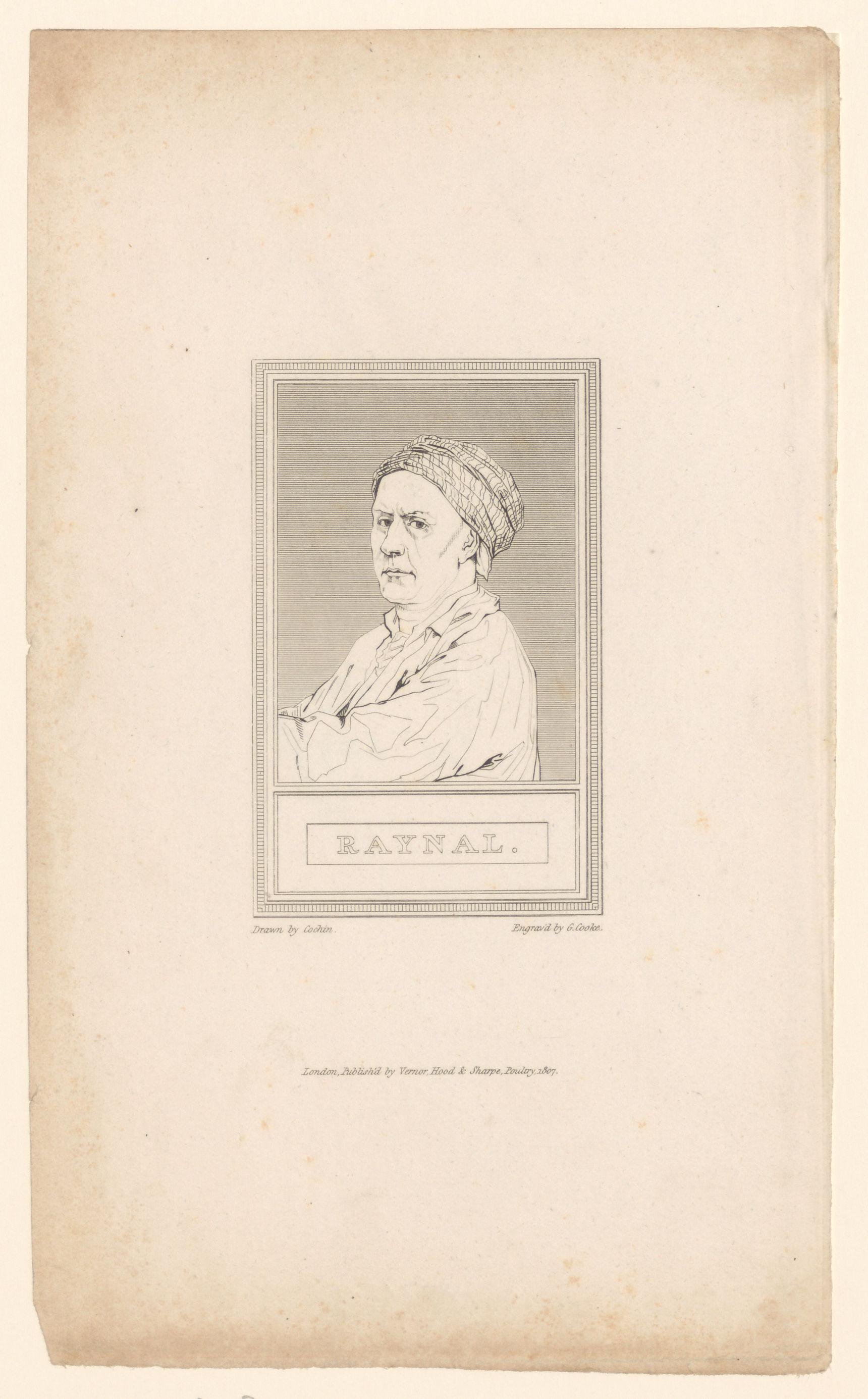 Portret van Guillaume-Thomas François Raynal