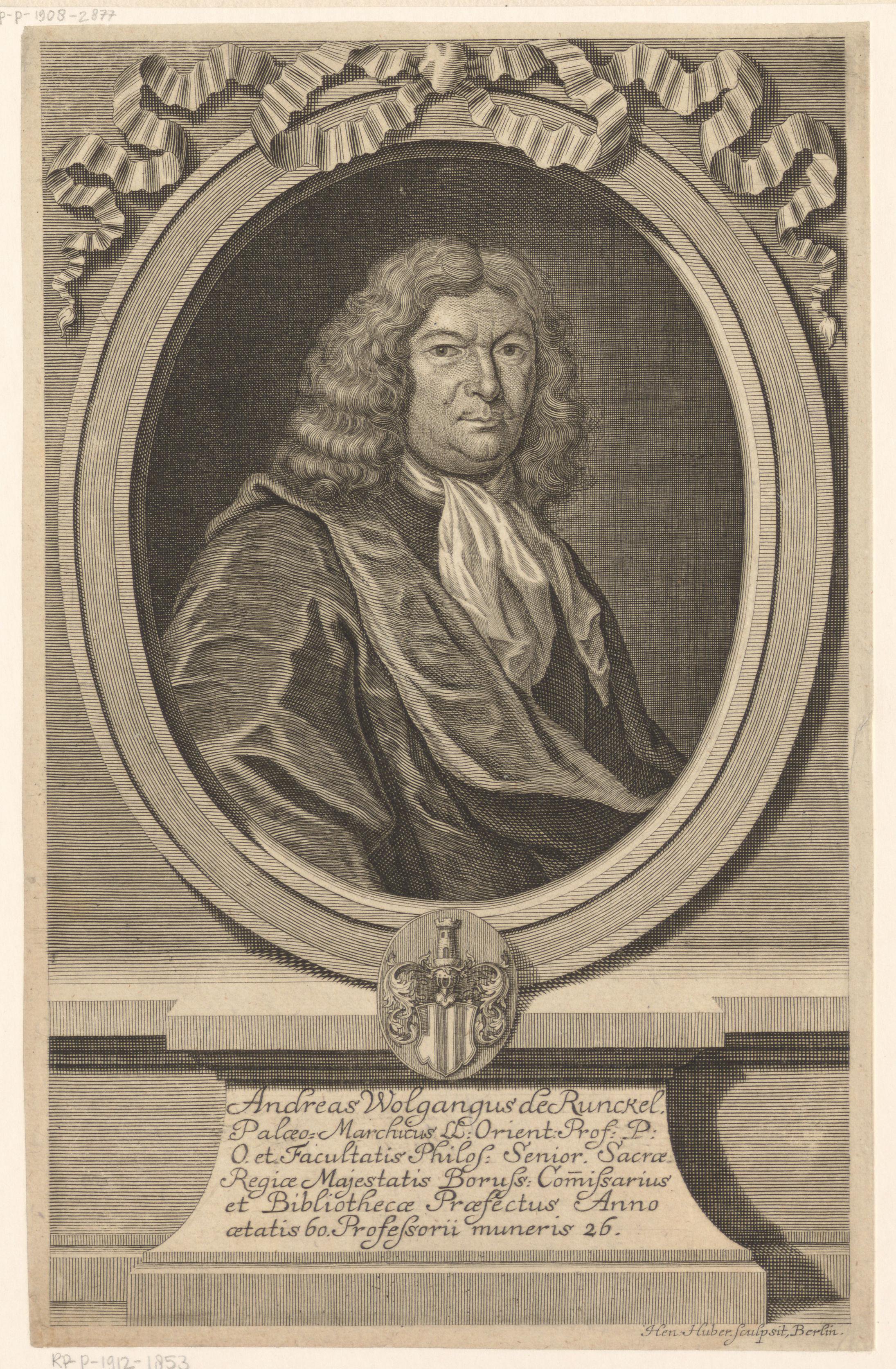 Portret van Andreas Wolfgang von Runckel