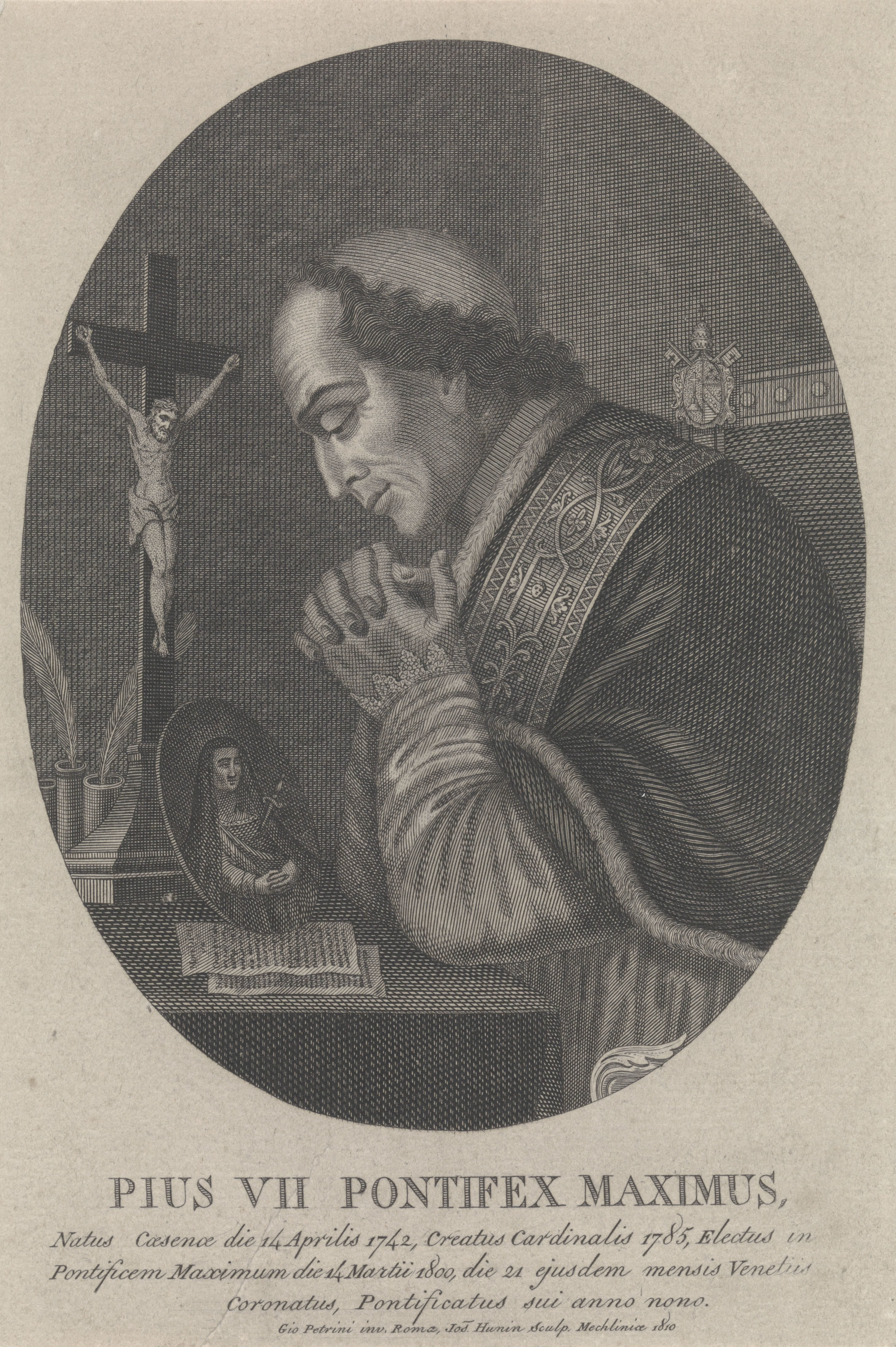 Portret van paus Pius VII