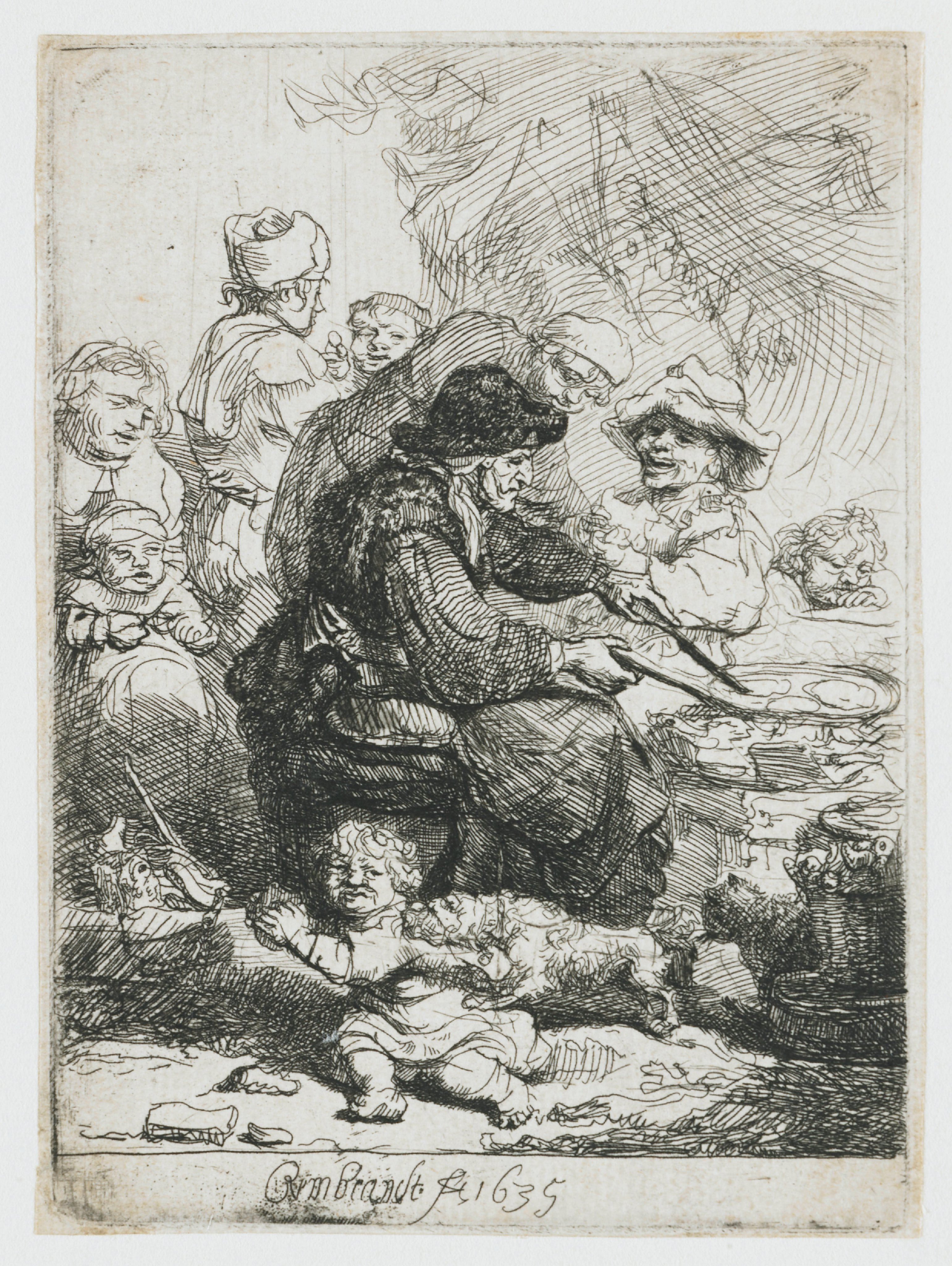 The pancake woman