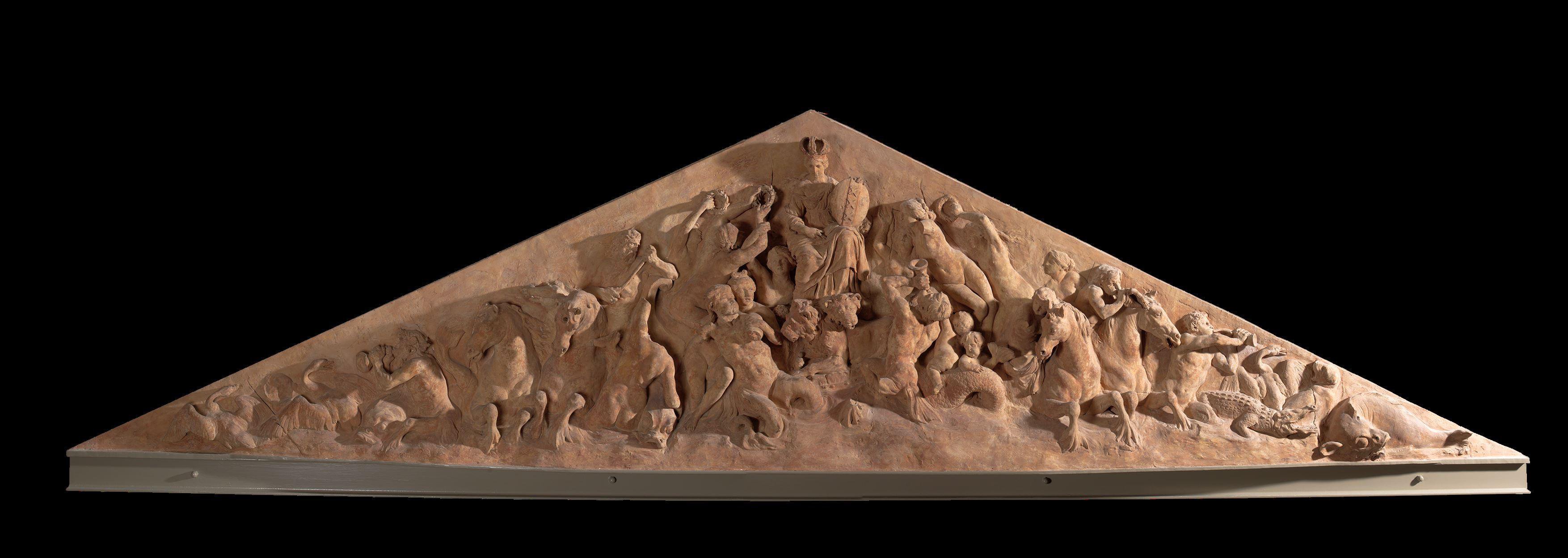 Sea Gods Paying Homage to Amsterdam: Model for the East Tympanum of the Amsterdam Town Hall (now Royal Palace) at Dam Square