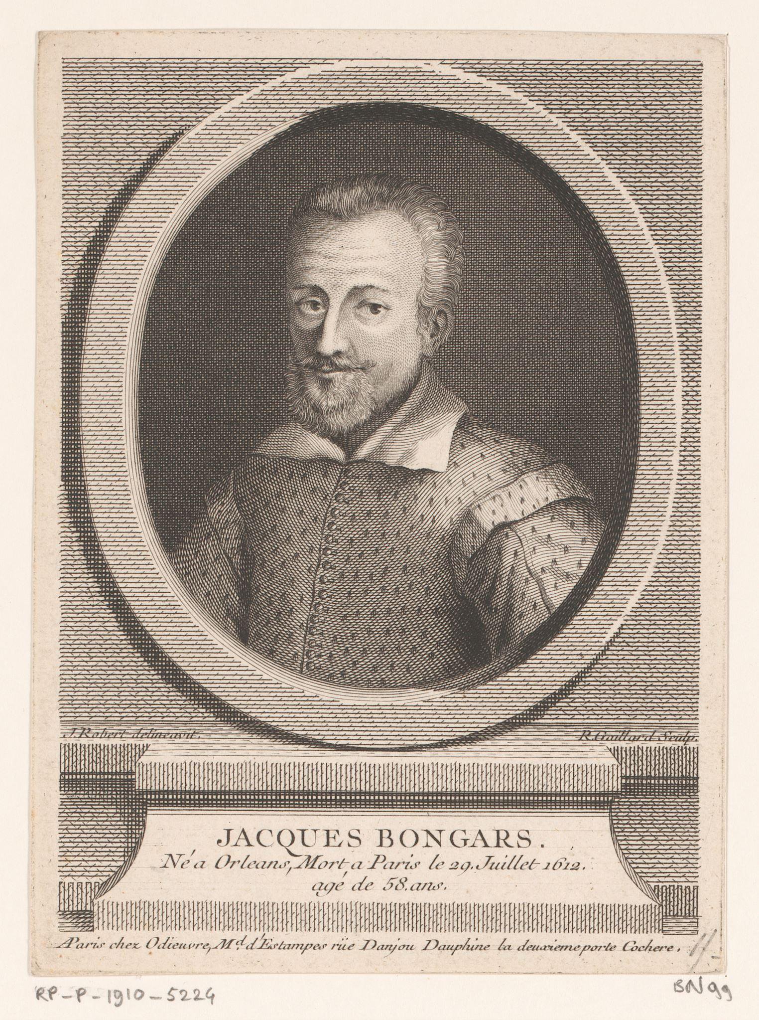 Portret van Jacques Bongars