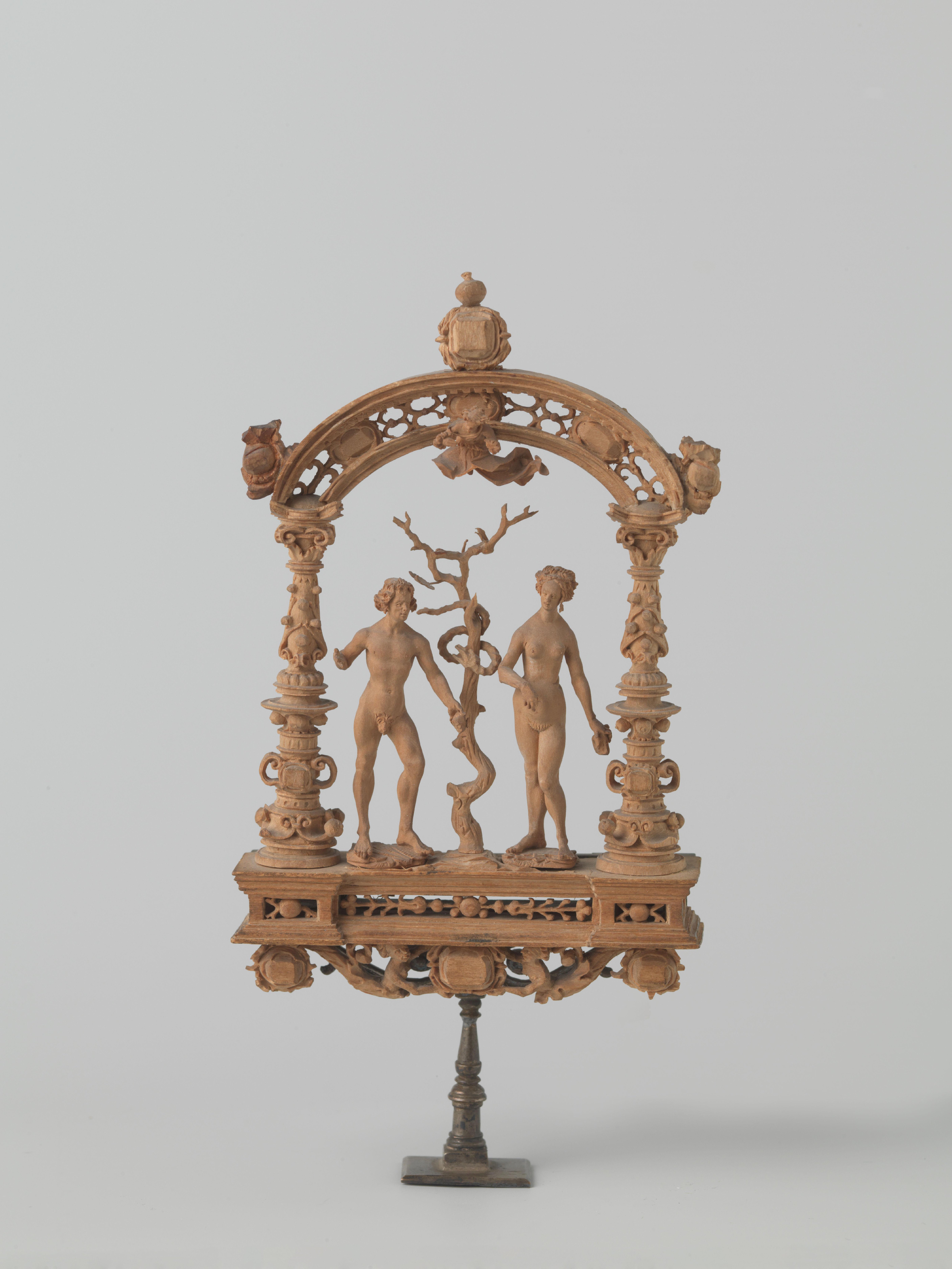 Model for a jewel with Adam and Eve