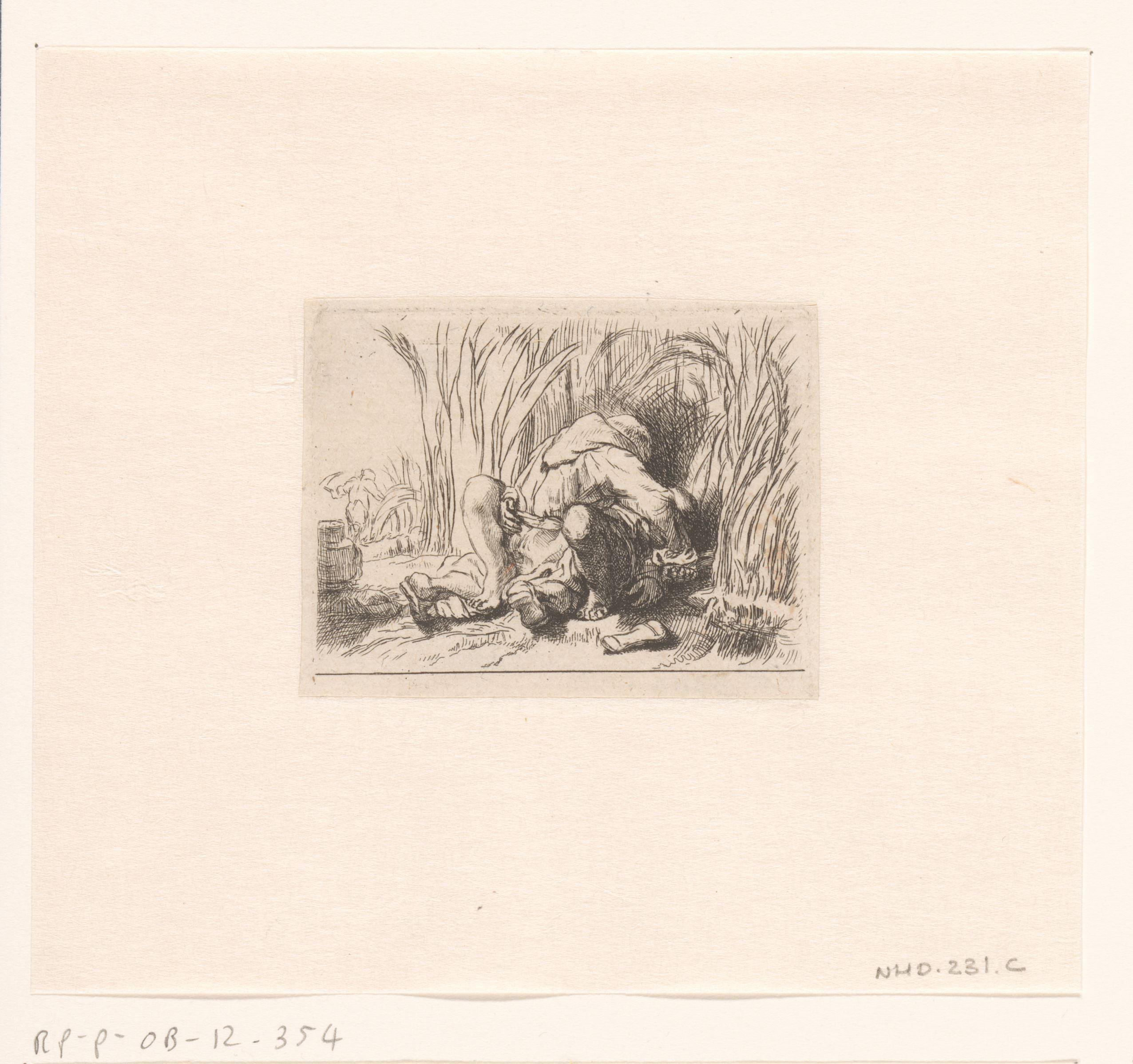 The monk in the cornfield
