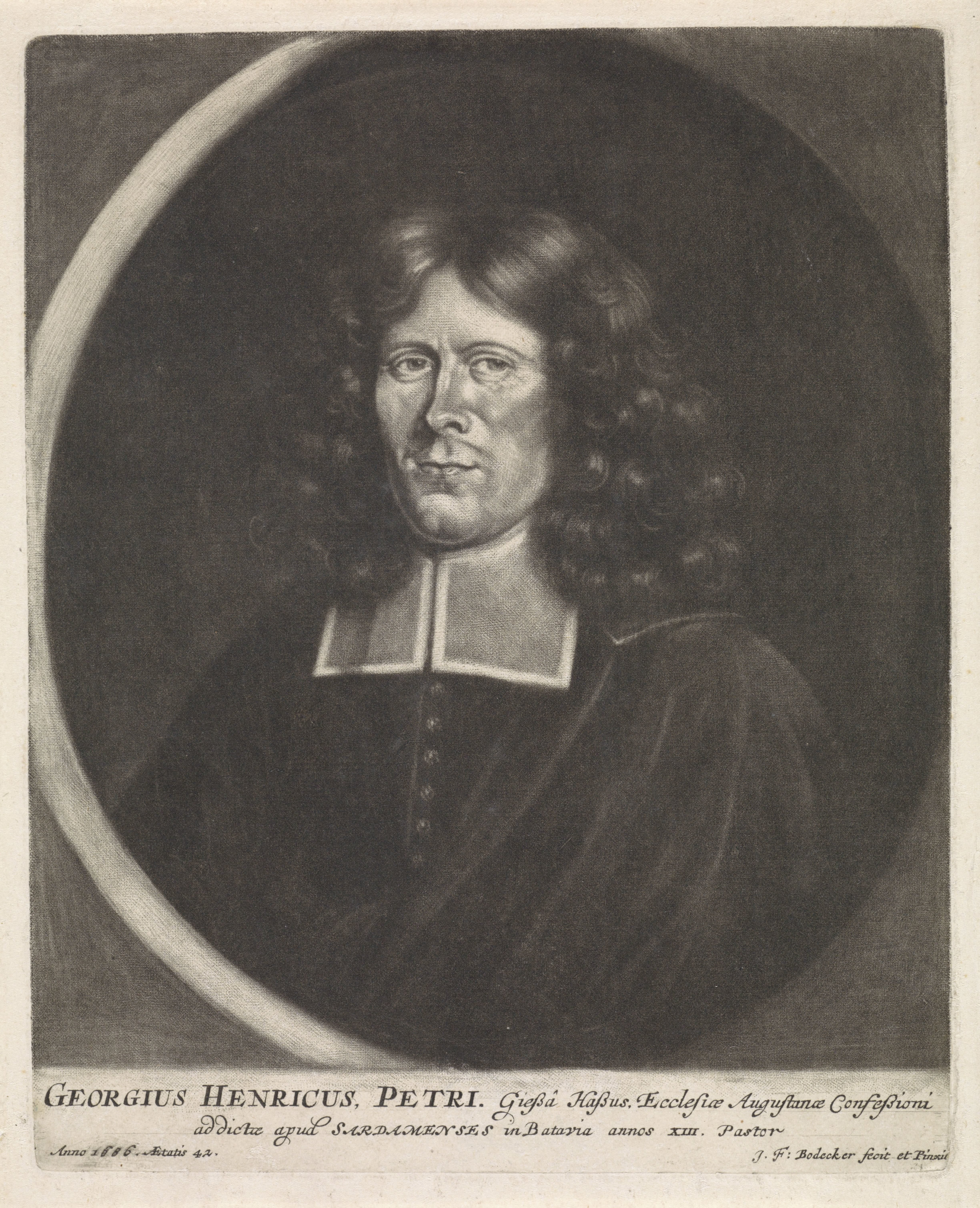 Portret van Georg Henri Petri