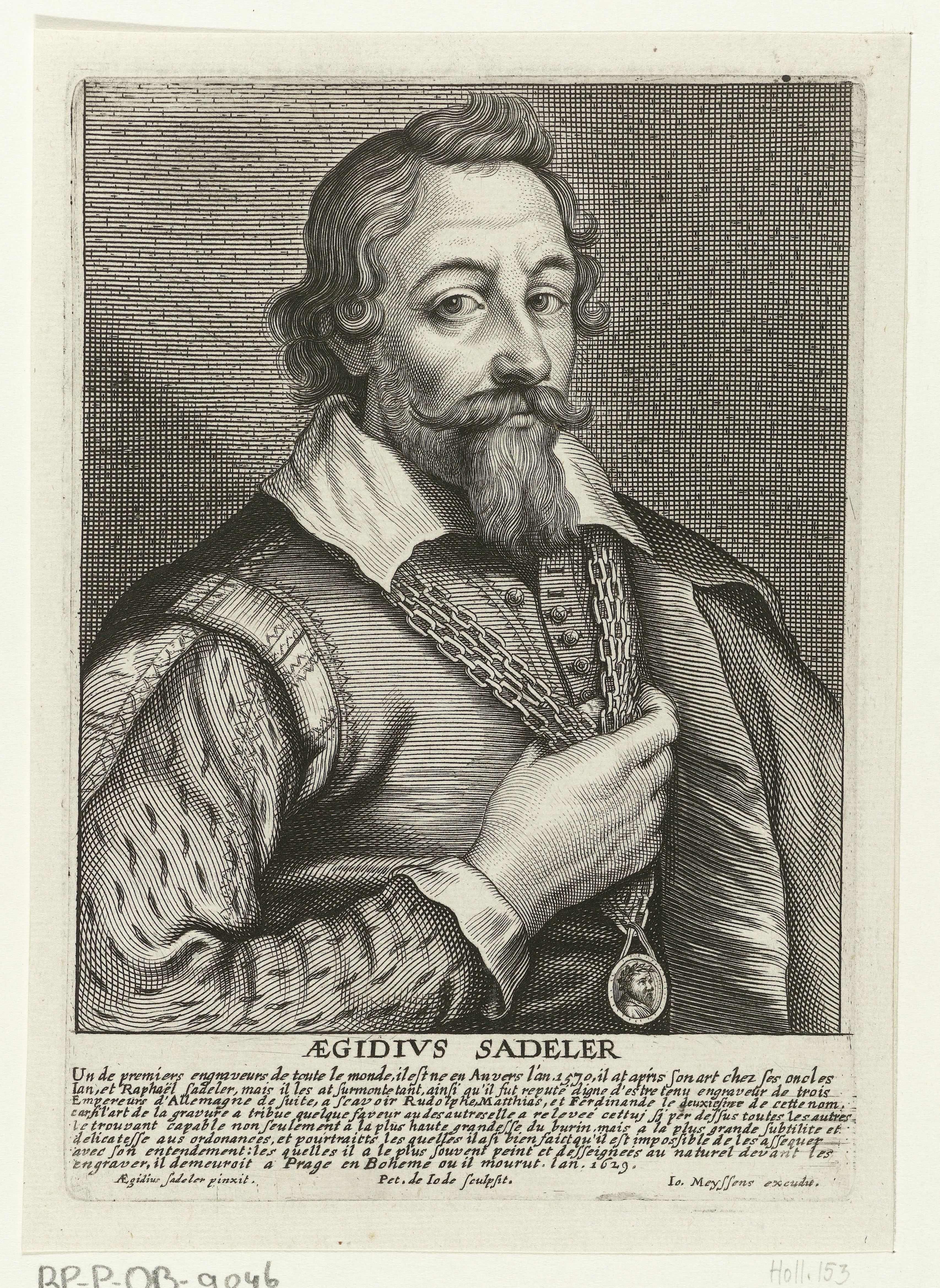 Portret van Aegidius Sadeler
