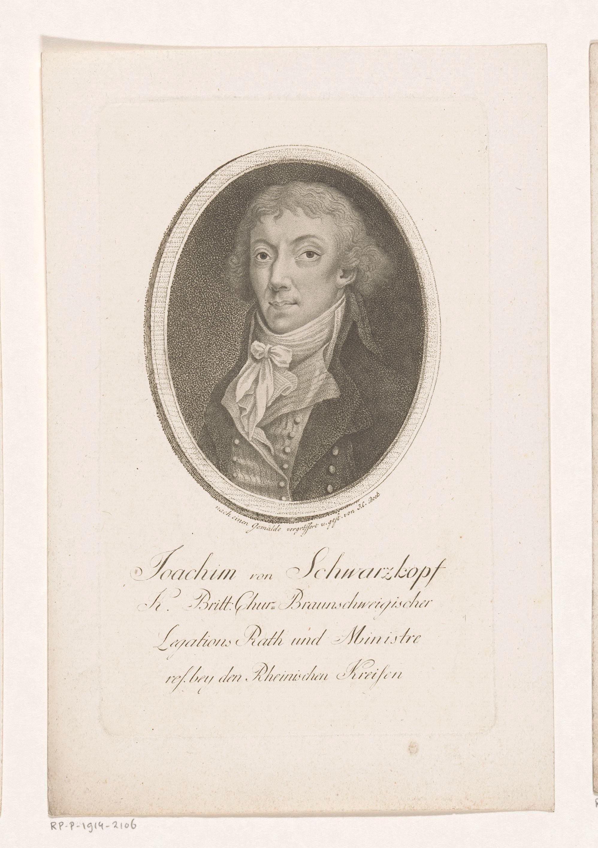 Portret van Joachim Schwarzkopf