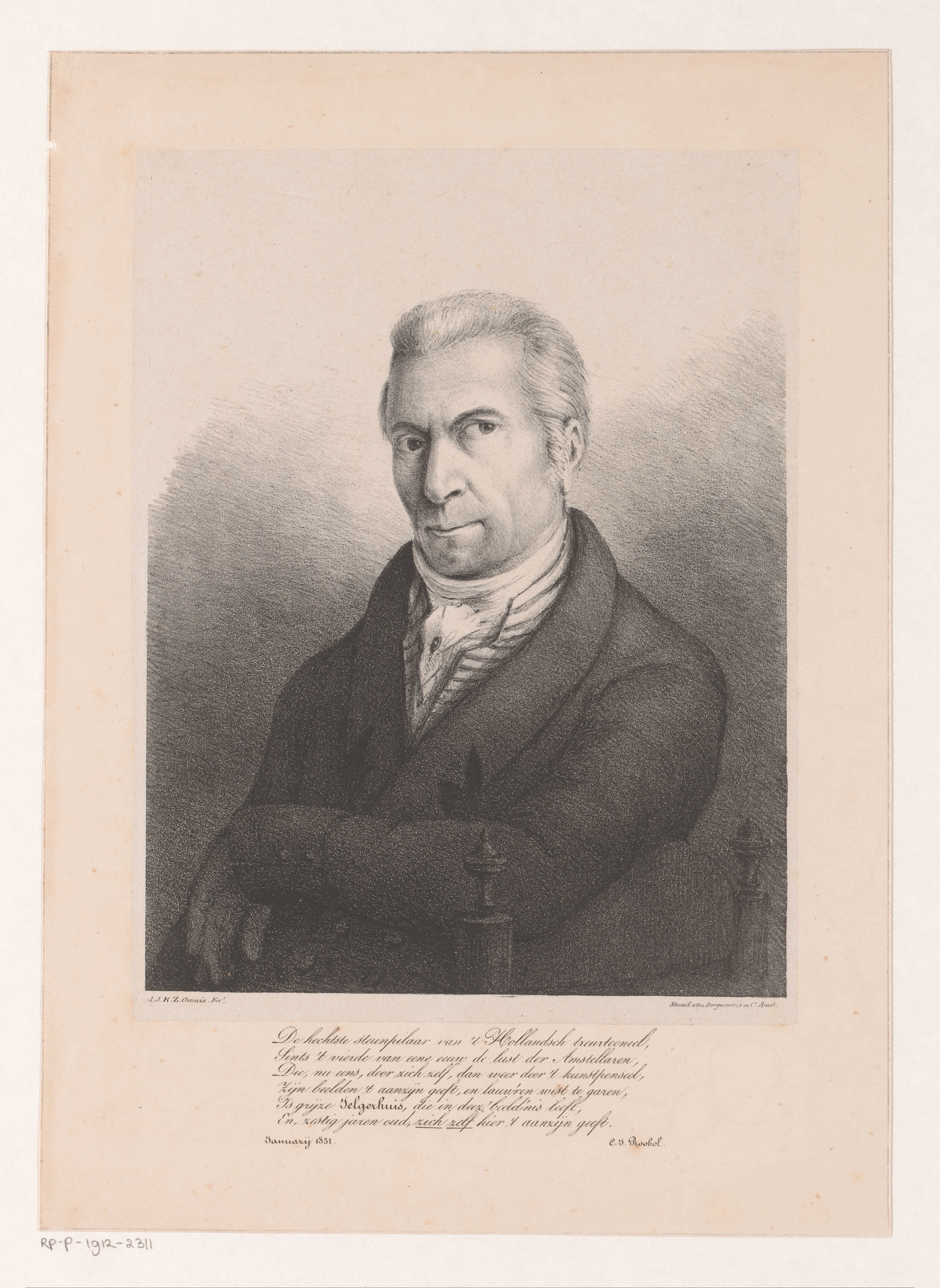 Portret van Johannes Jelgerhuis