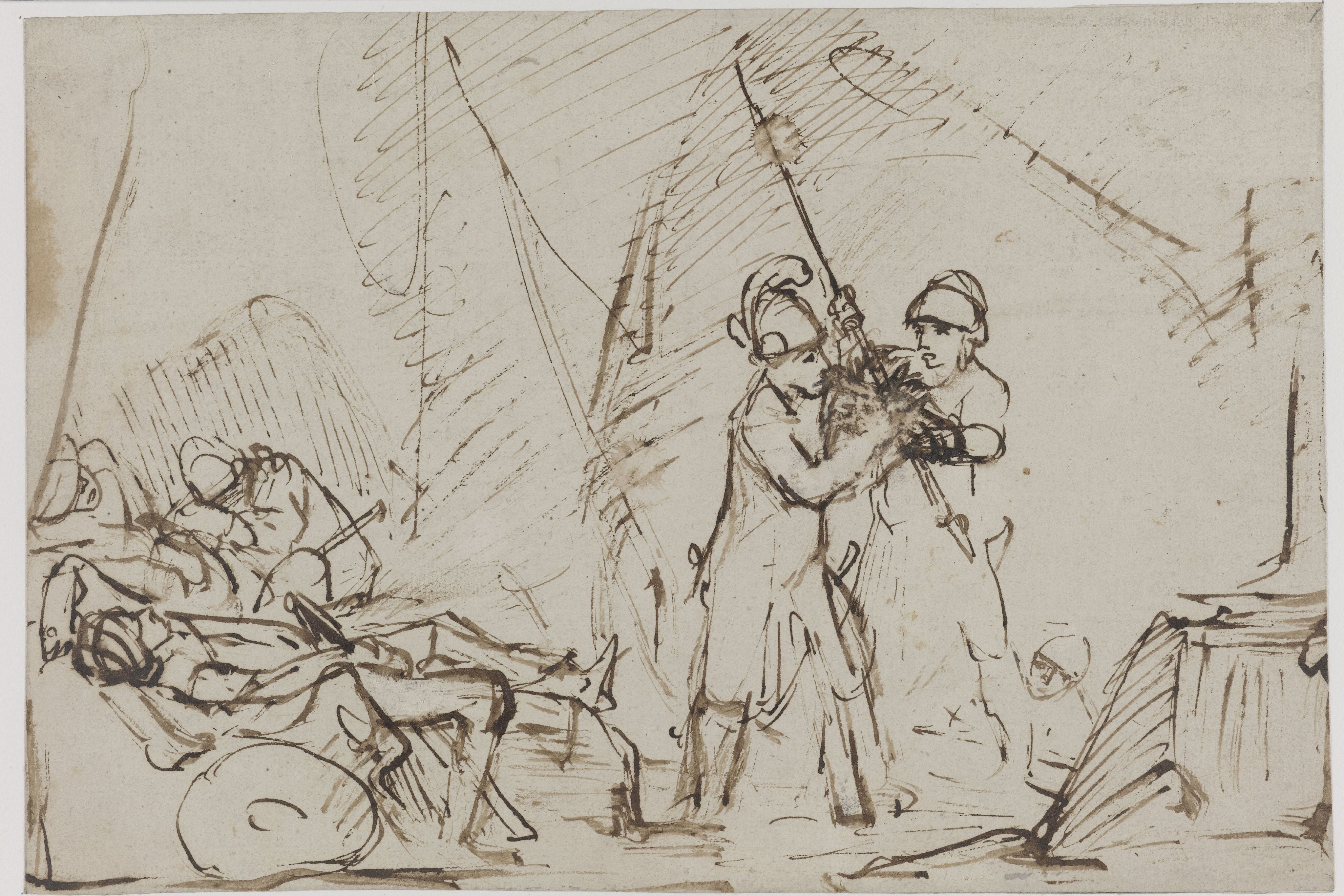David Preventing Abishai from Killing Saul