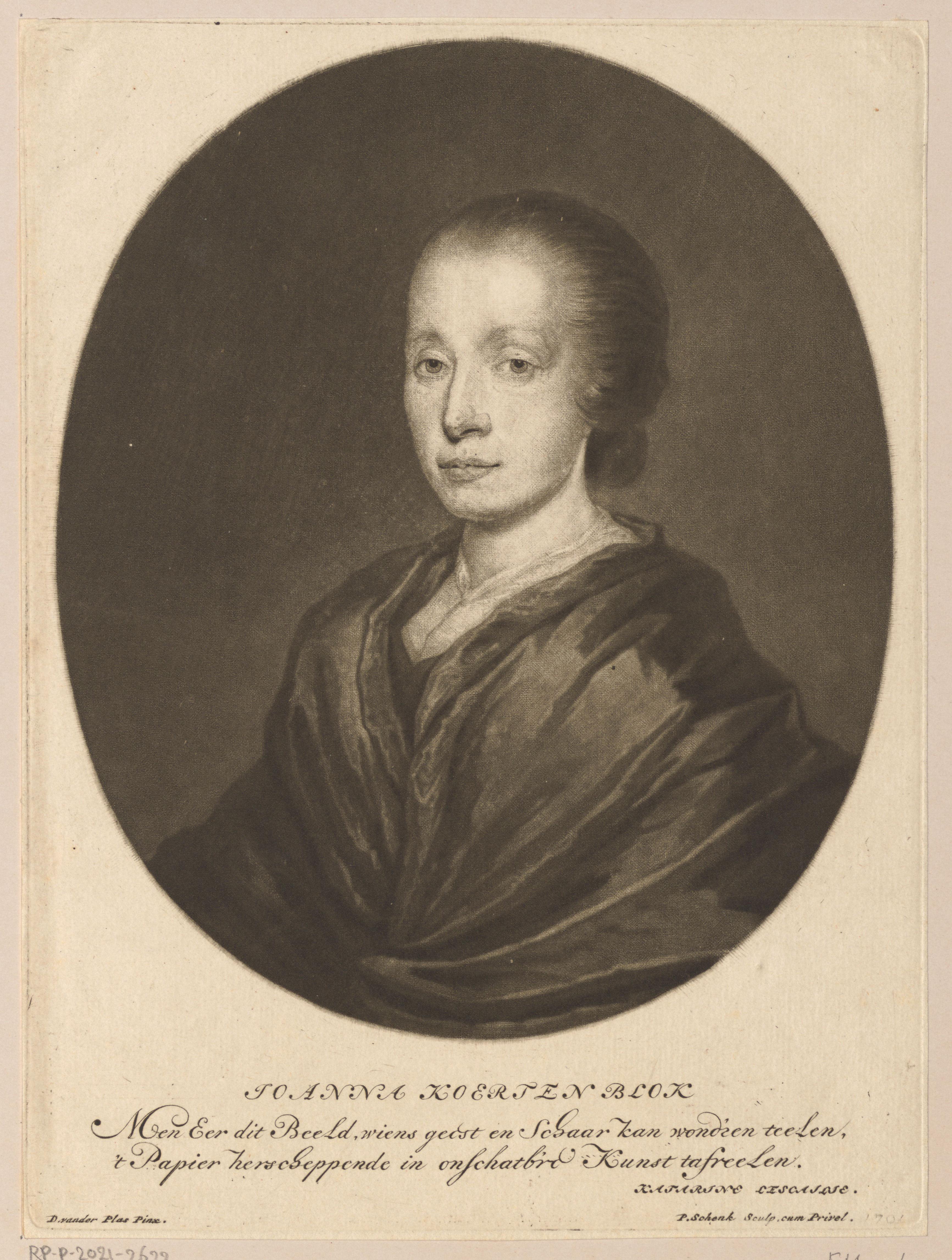 Portret van Johanna Koerten