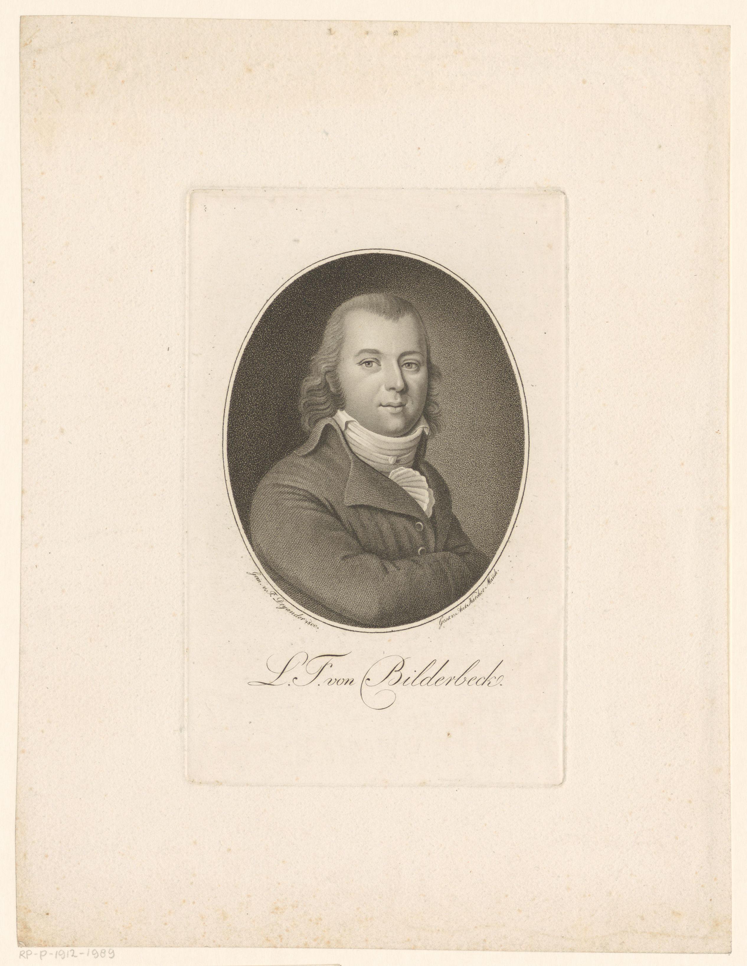 Portret van Ludwig Franz von Bilderbeck