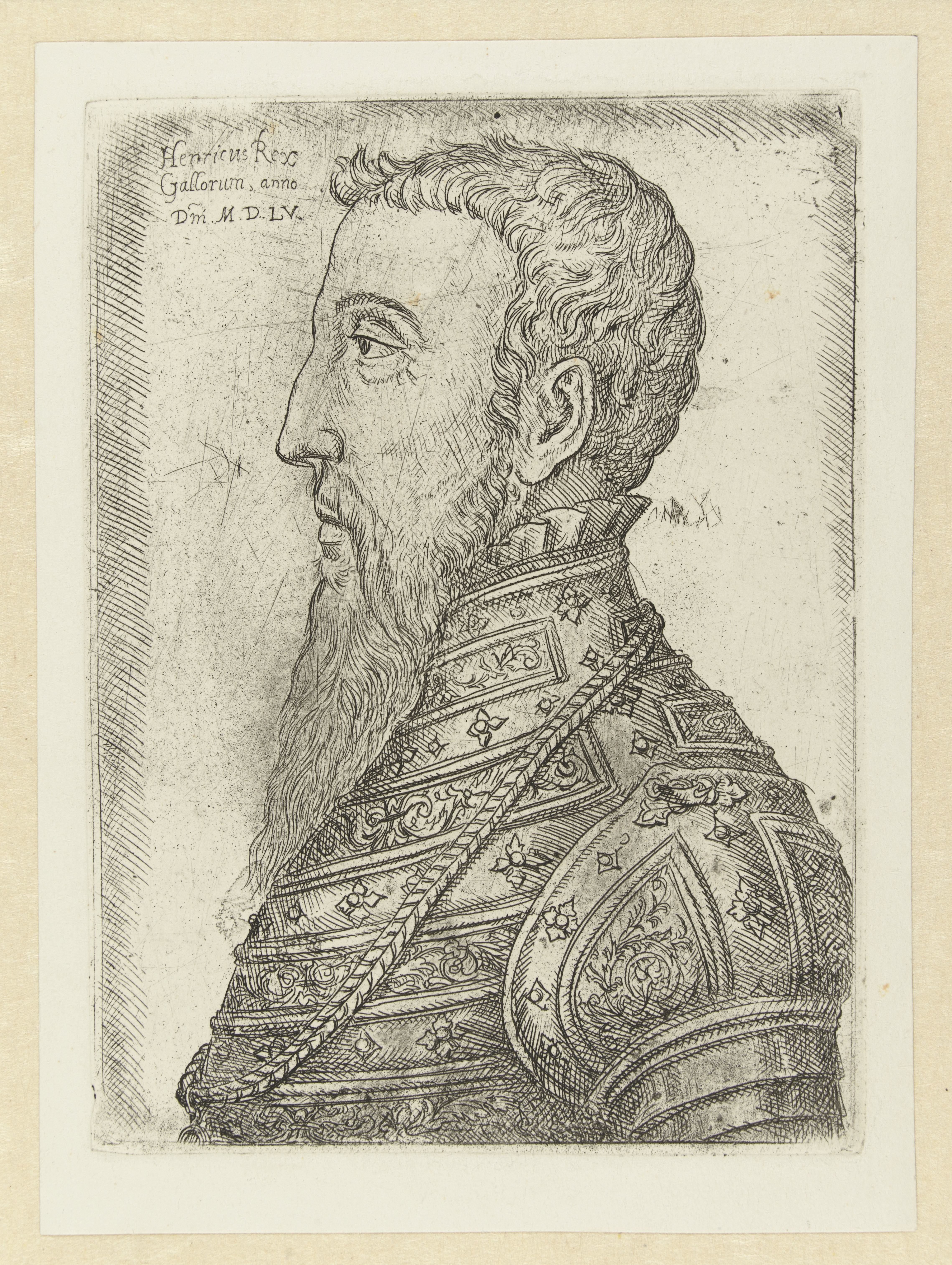 Portret van Hendrik II