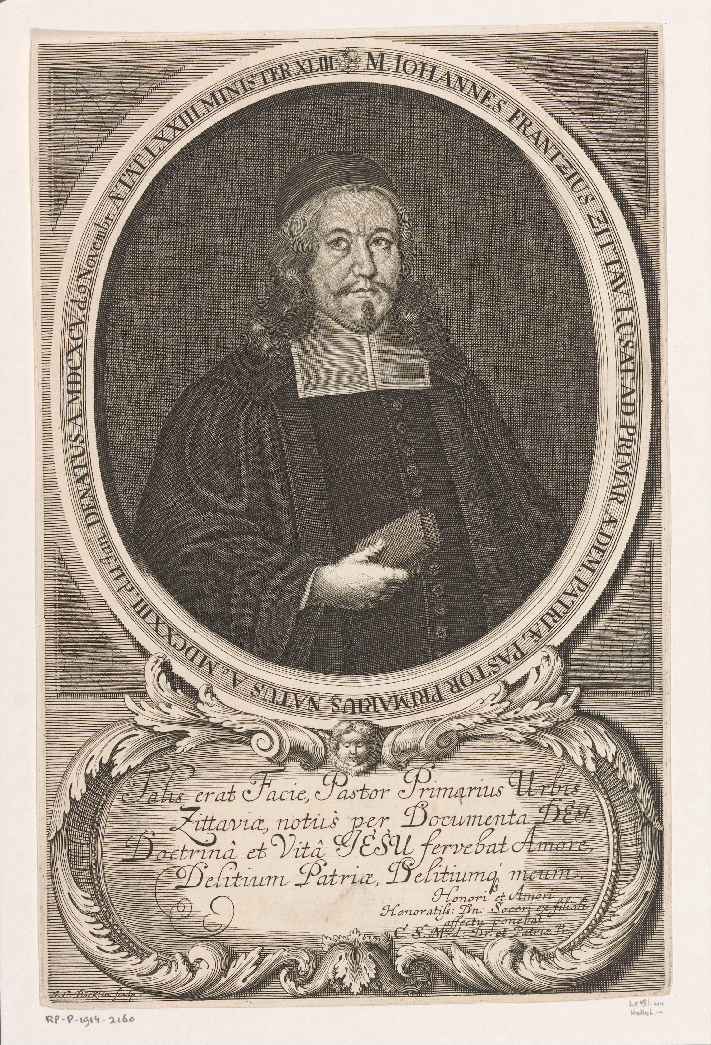 Portret van Johann Franz