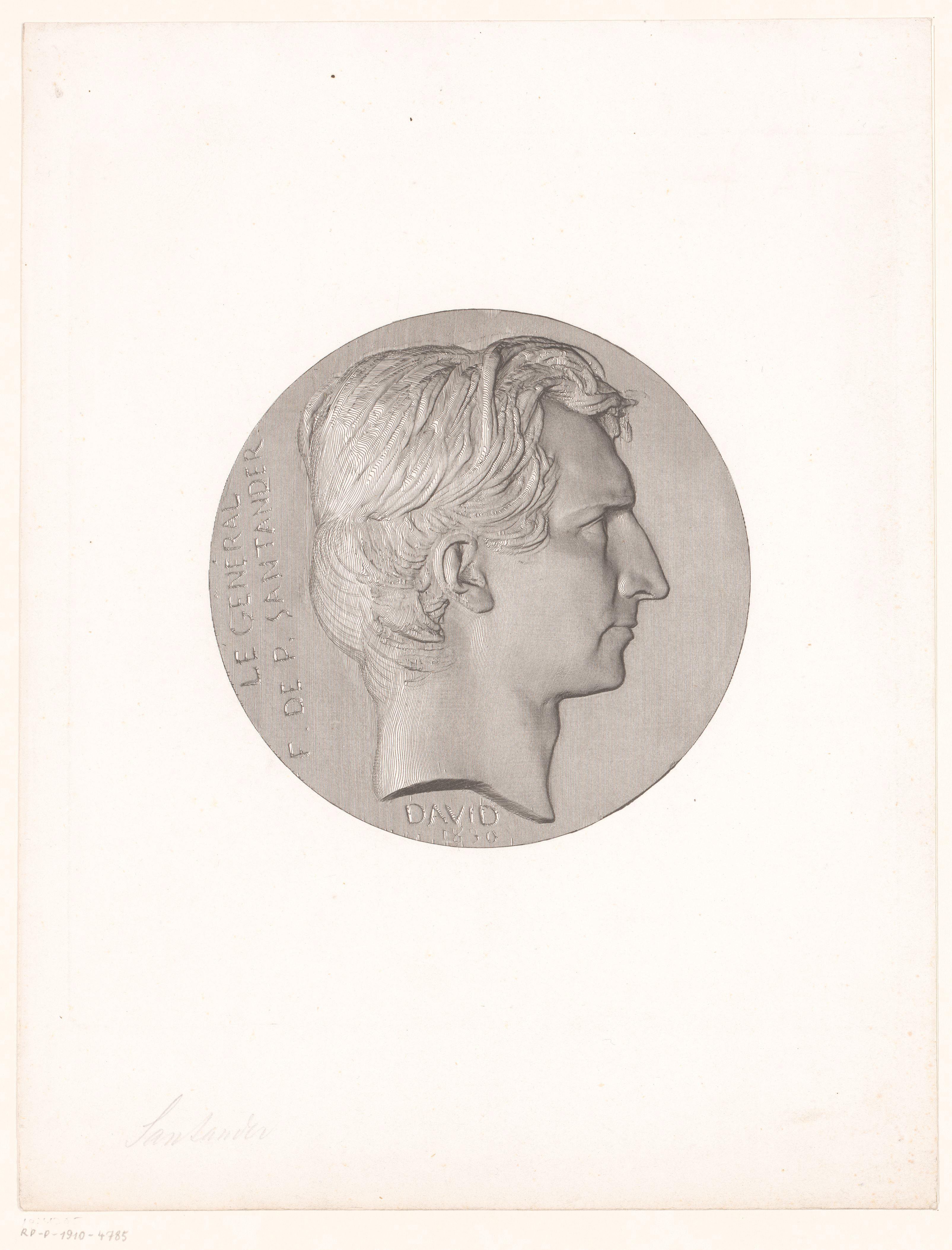 Medaille met portret van Francisco de Paula Santander