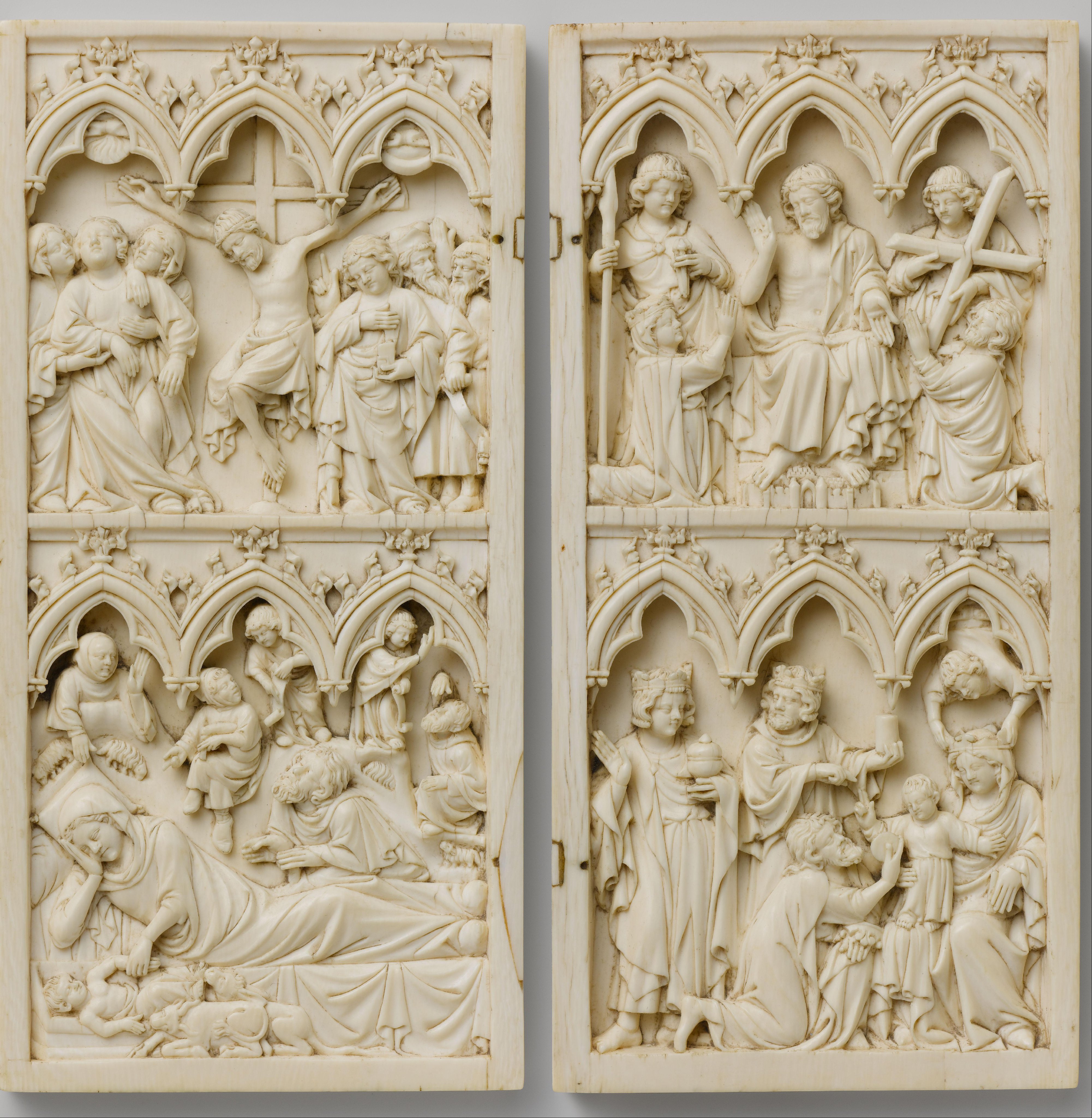 Diptych with the Story of Salvation
