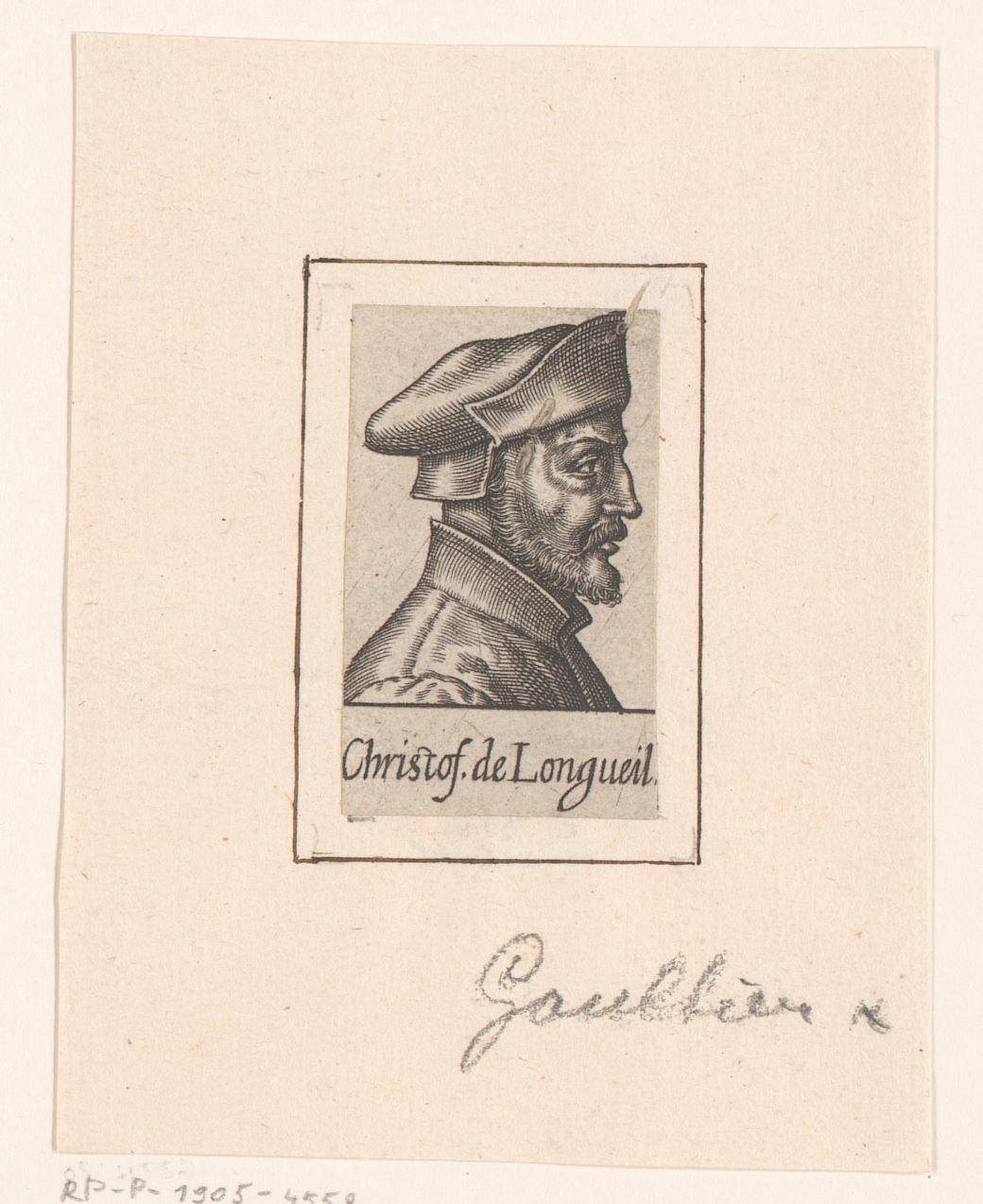 Portret van Christophe de Longueil