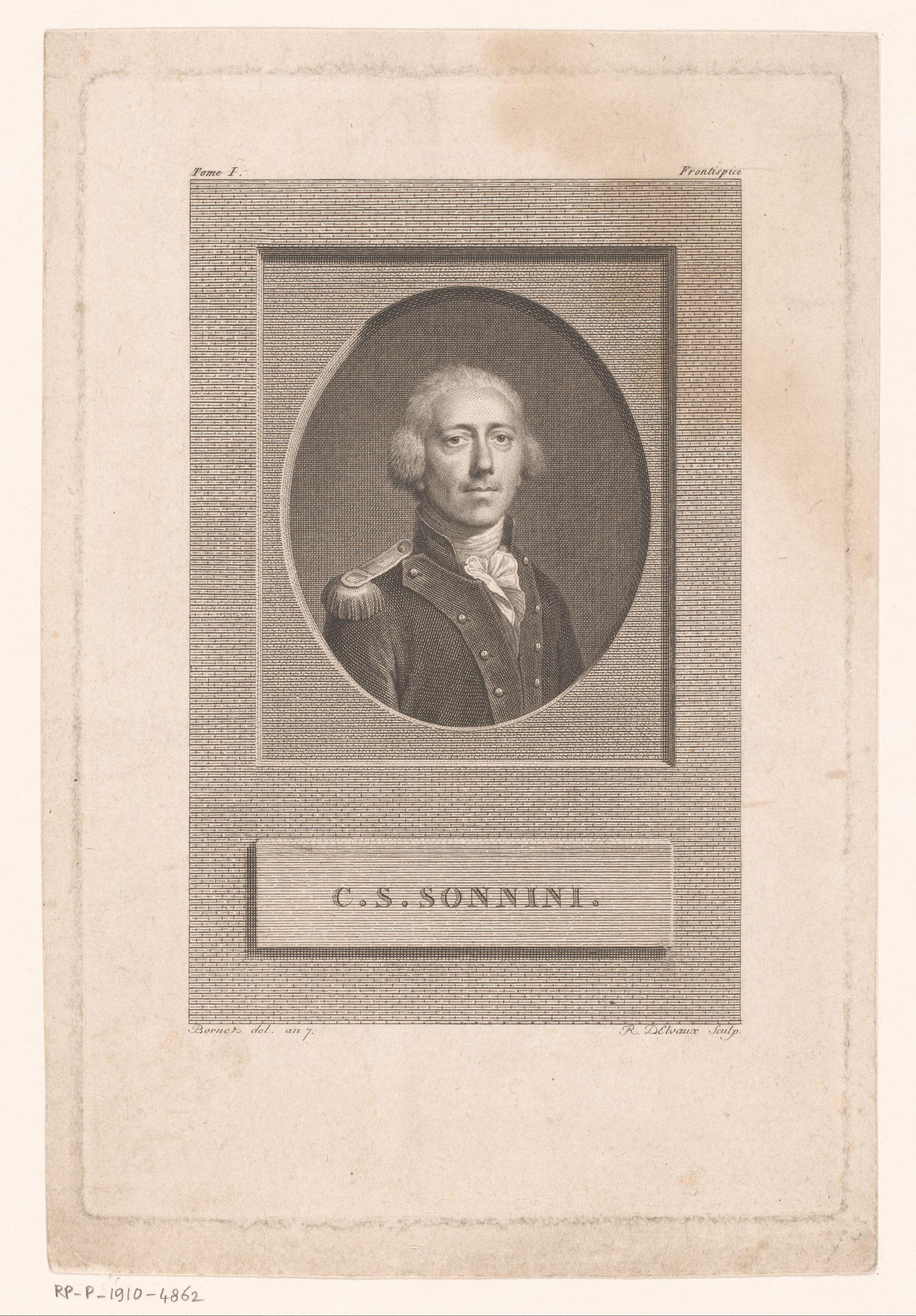Portret van Charles-Nicolas-Sigisbert Sonnini de Manoncourt