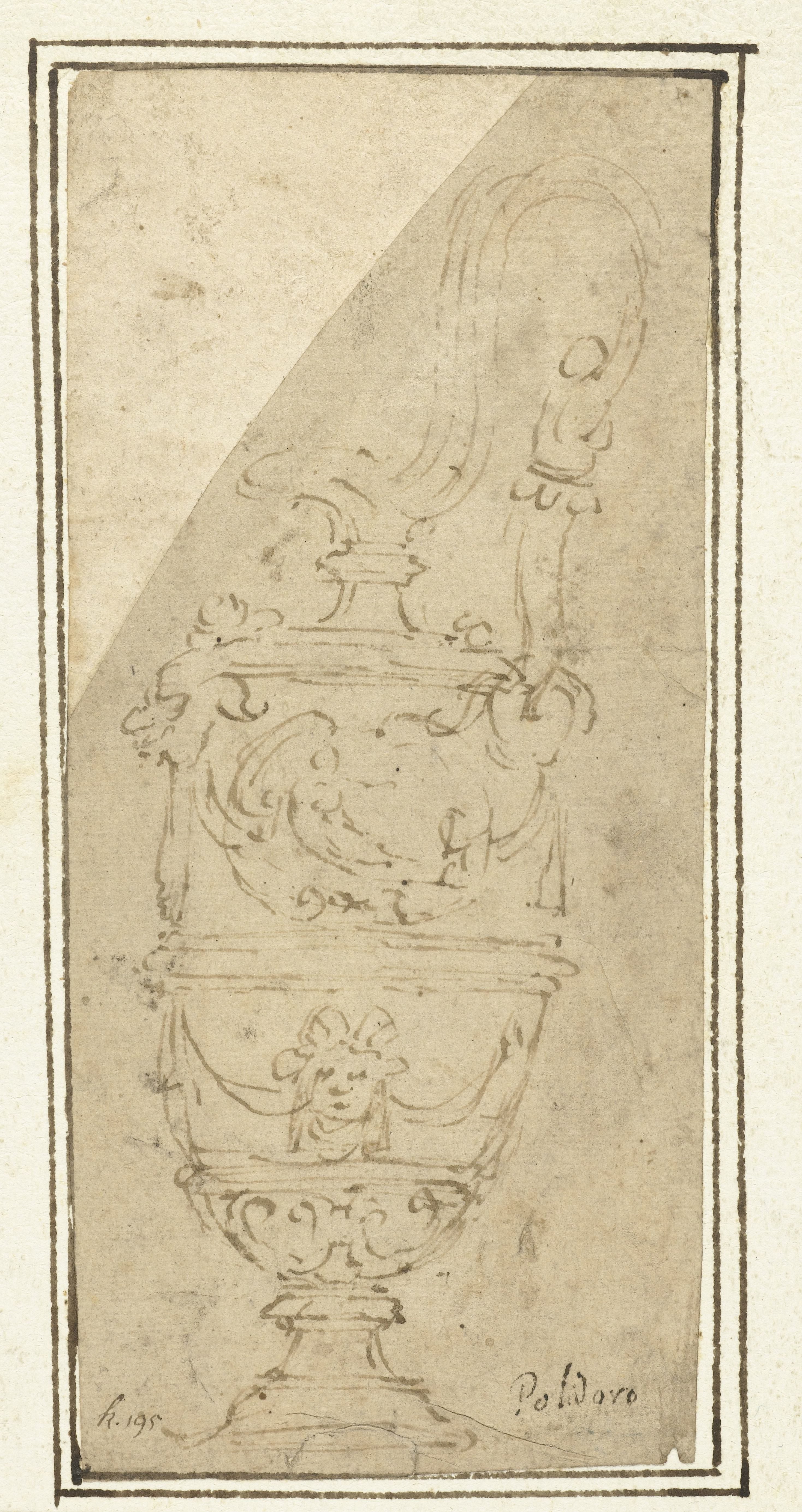 Siervaas met hengsel