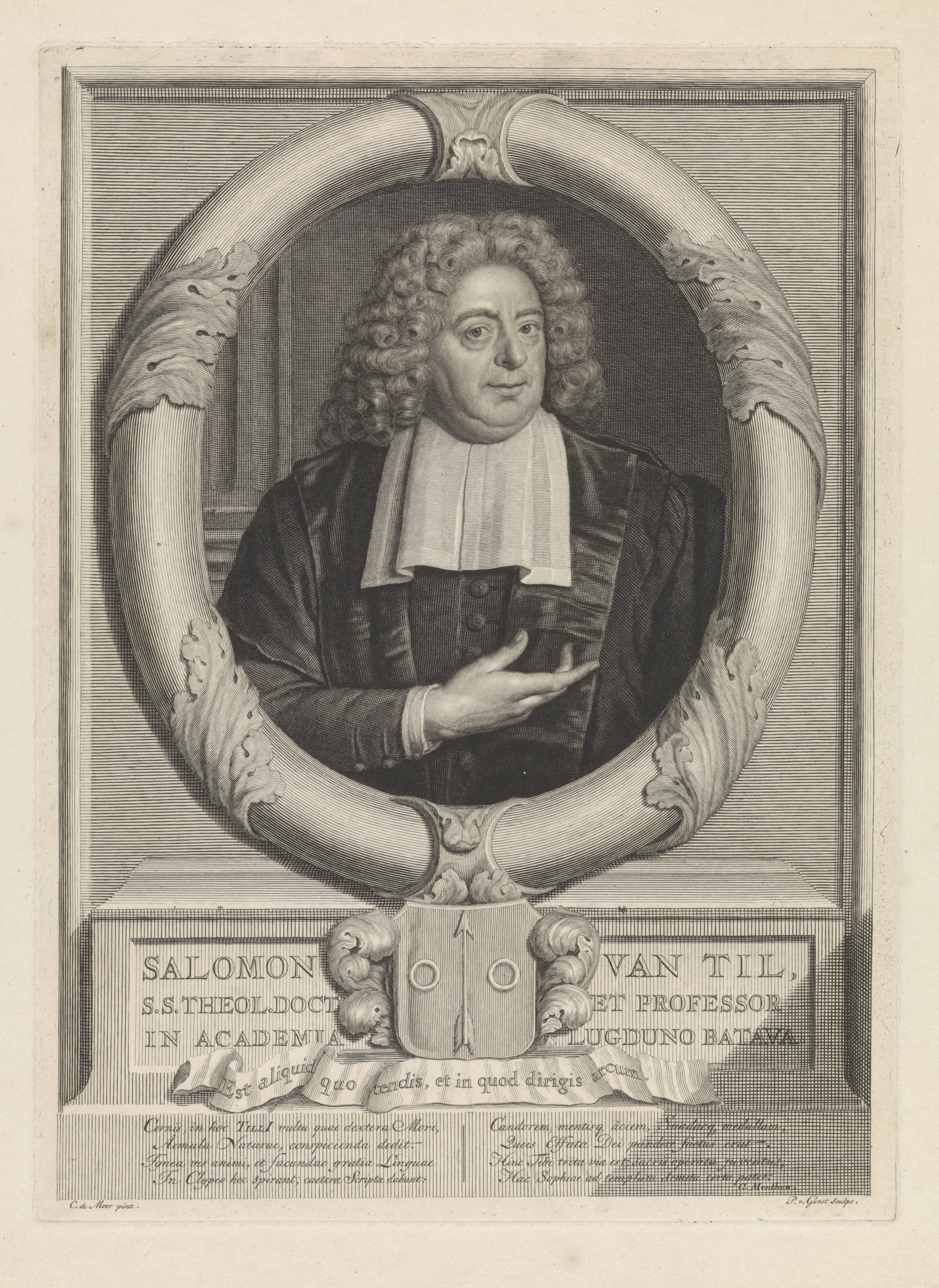 Portret van Salomon van Til op 48-jarige leeftijd