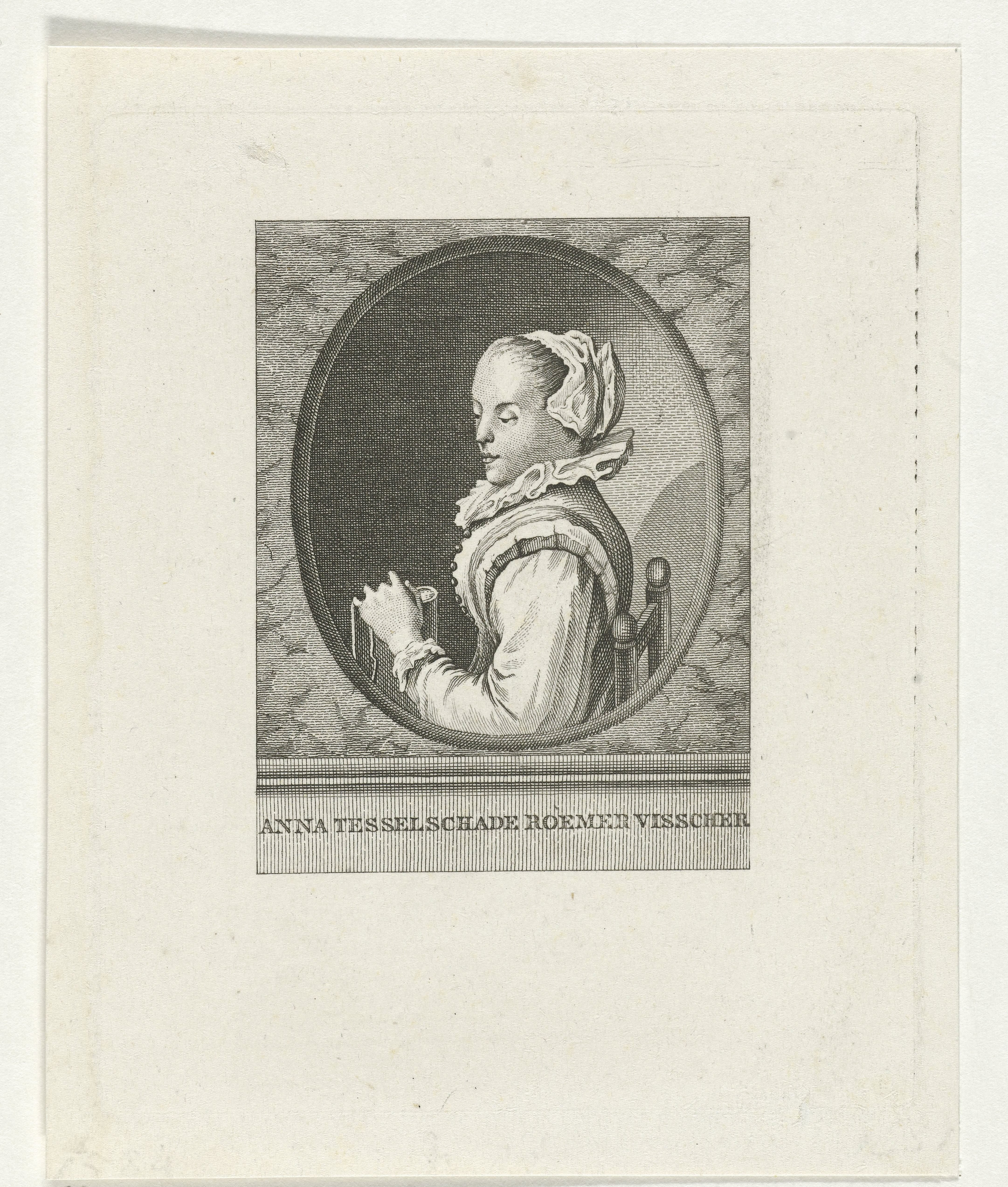 Portret van Anna Roemers Visscher