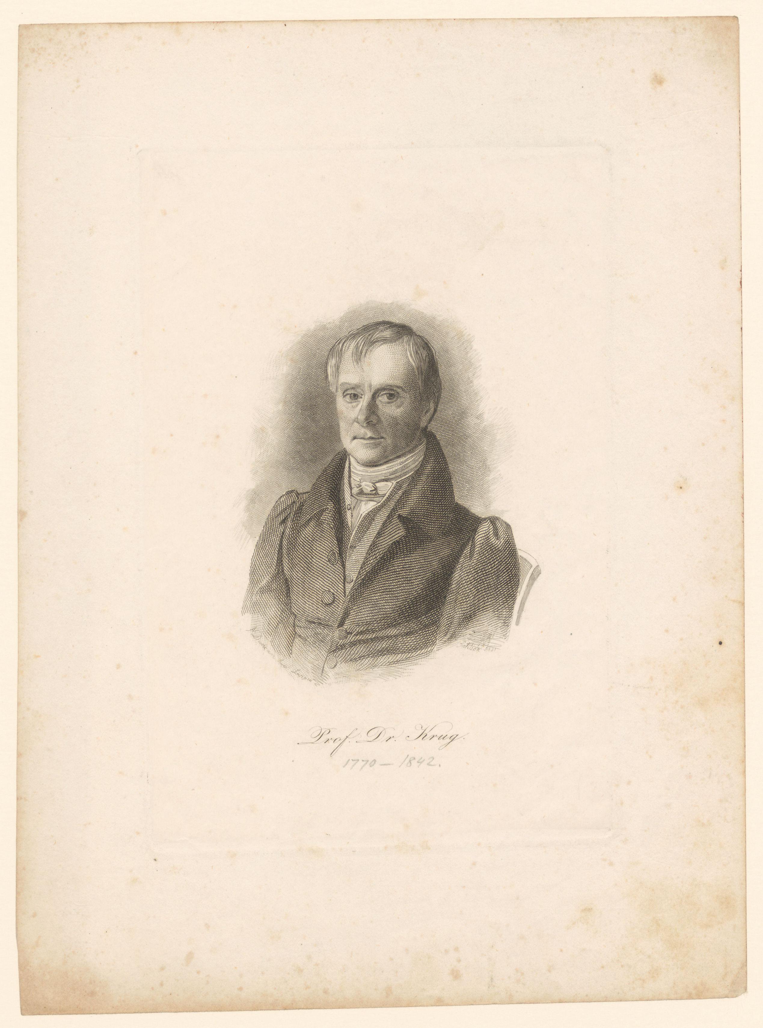 Portret van Wilhelm Traugott Krug