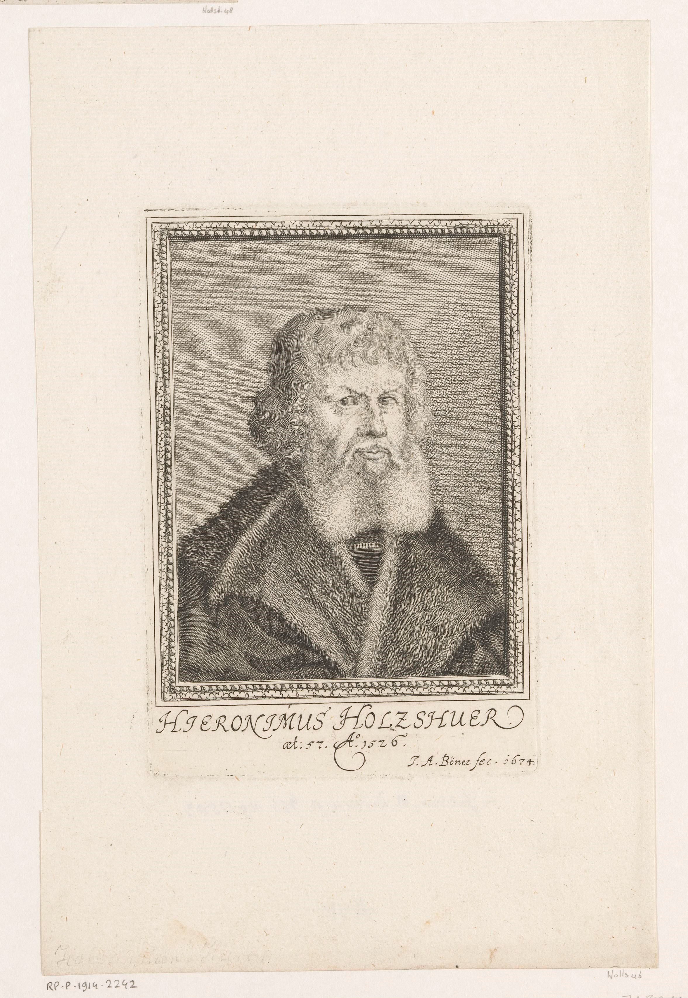 Portret van Hieronymus I Holzschuher