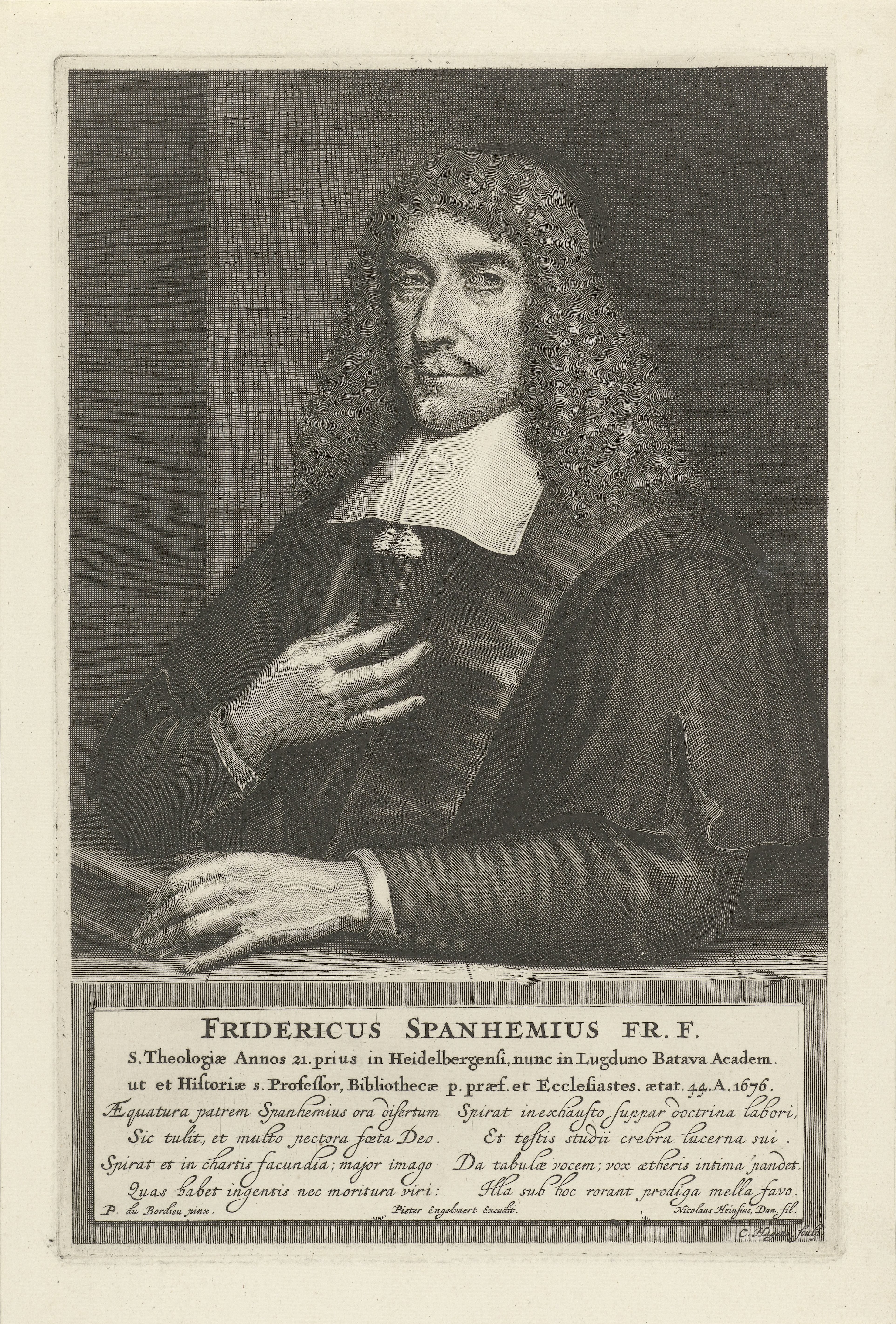 Portret van Frederik Spanheim