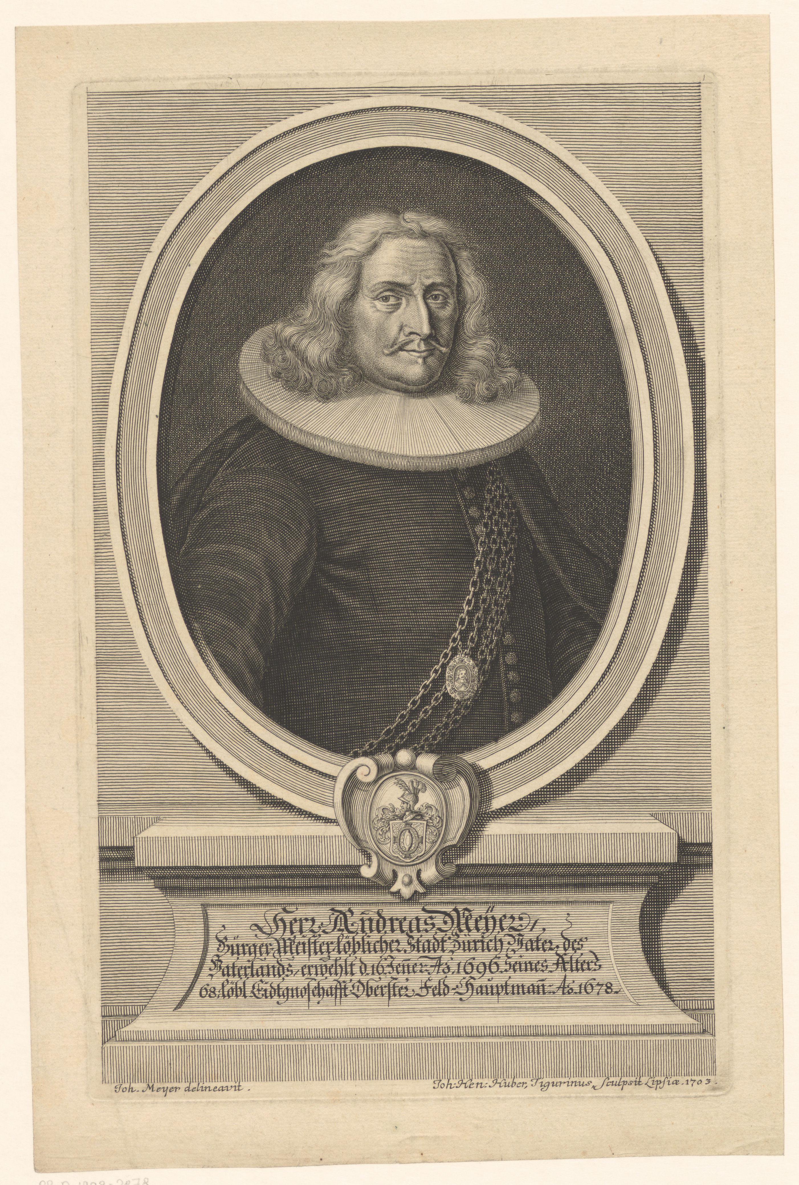 Portret van Andreas Meyer