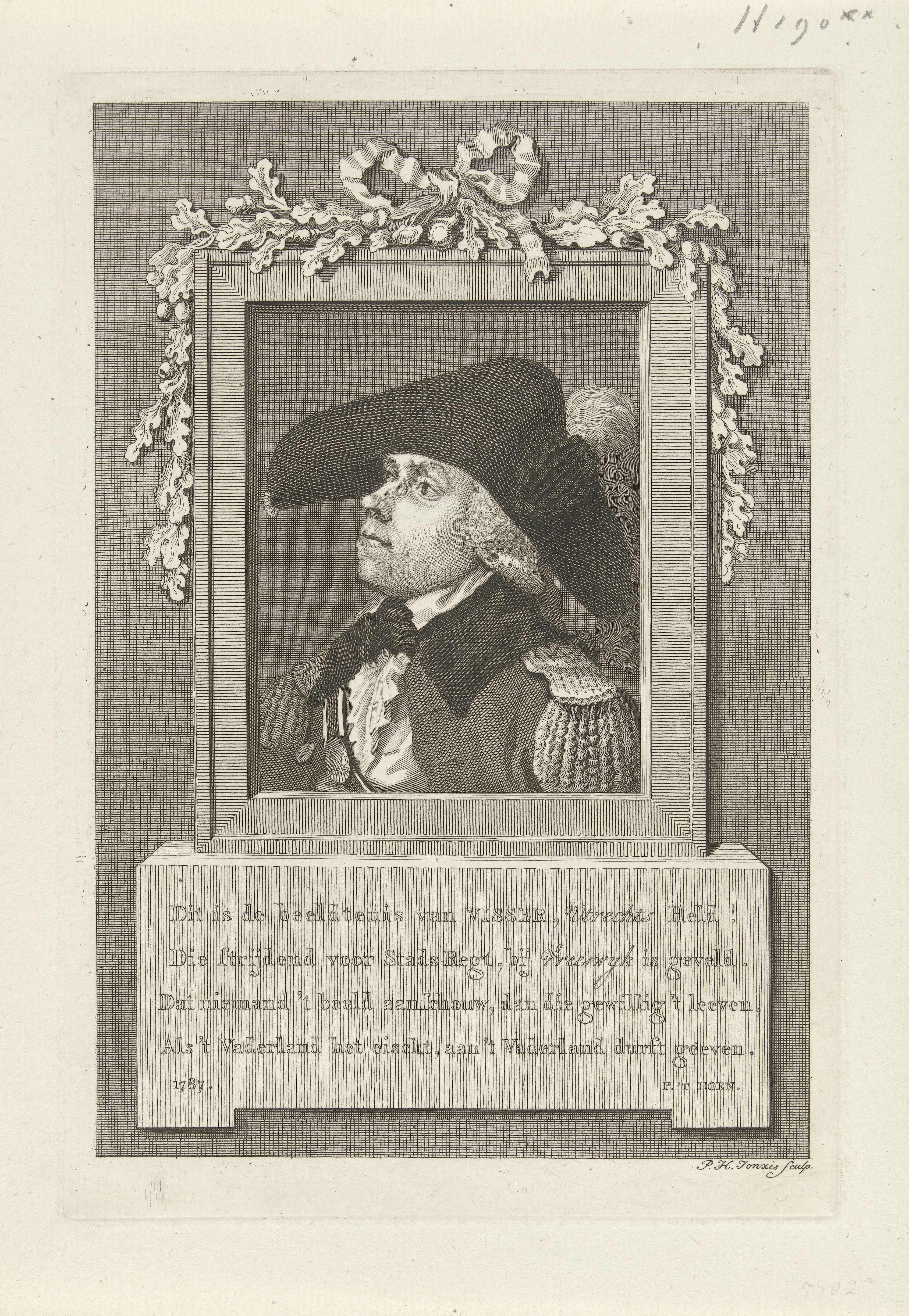Portret van Cornelis Govert Visscher