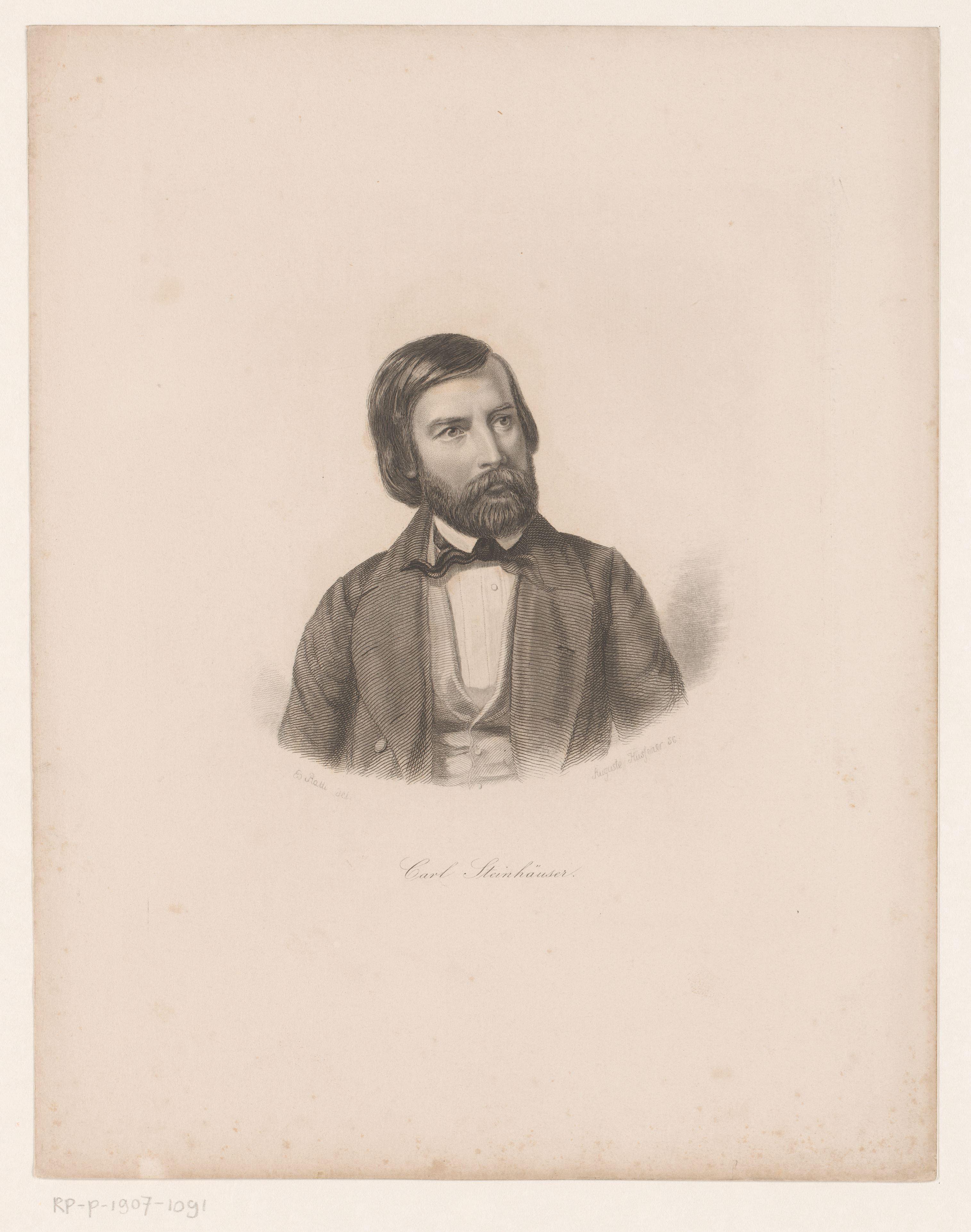 Portret van Carl Steinhäuser