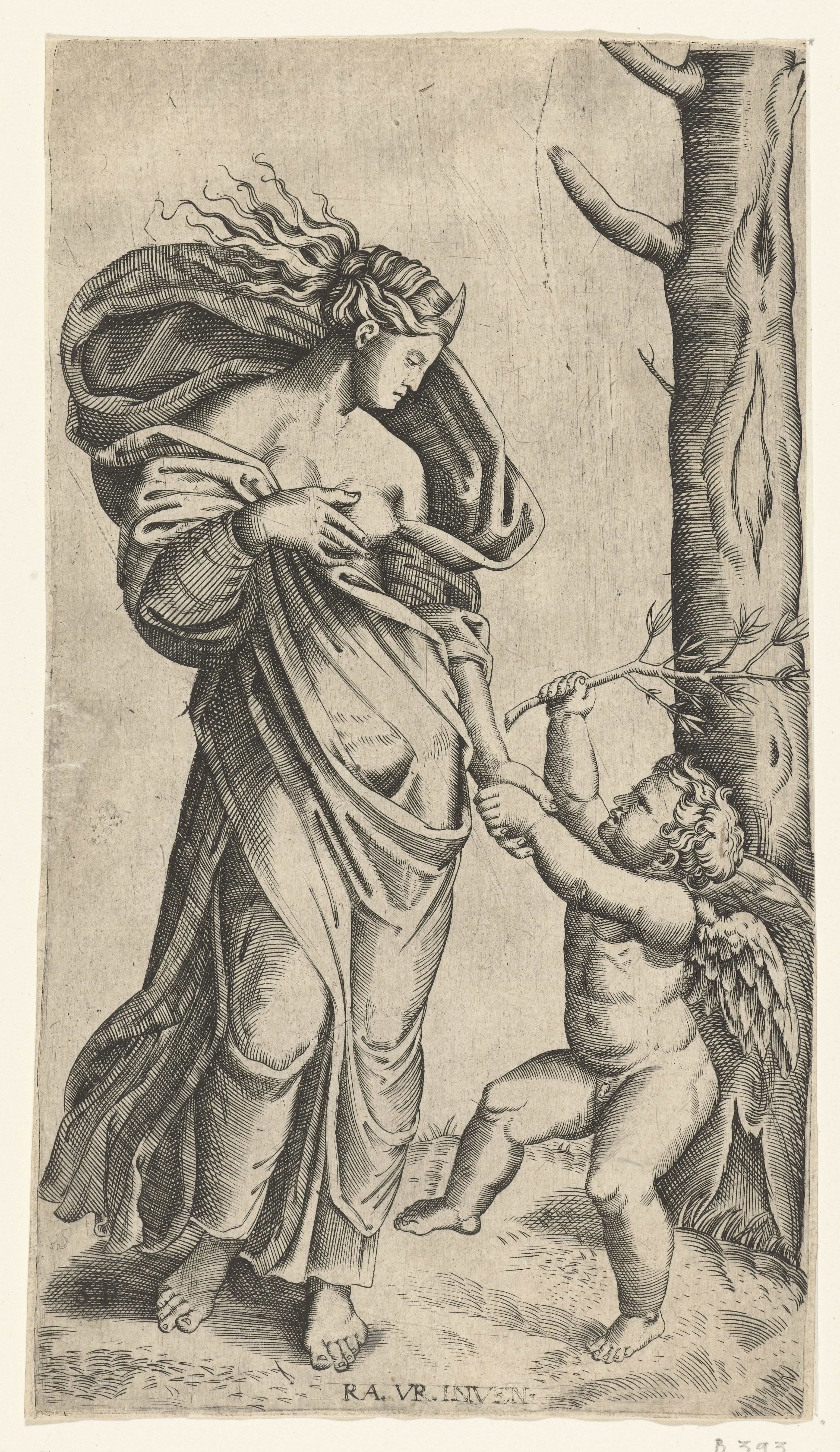 Verzoening van Minerva en Cupido