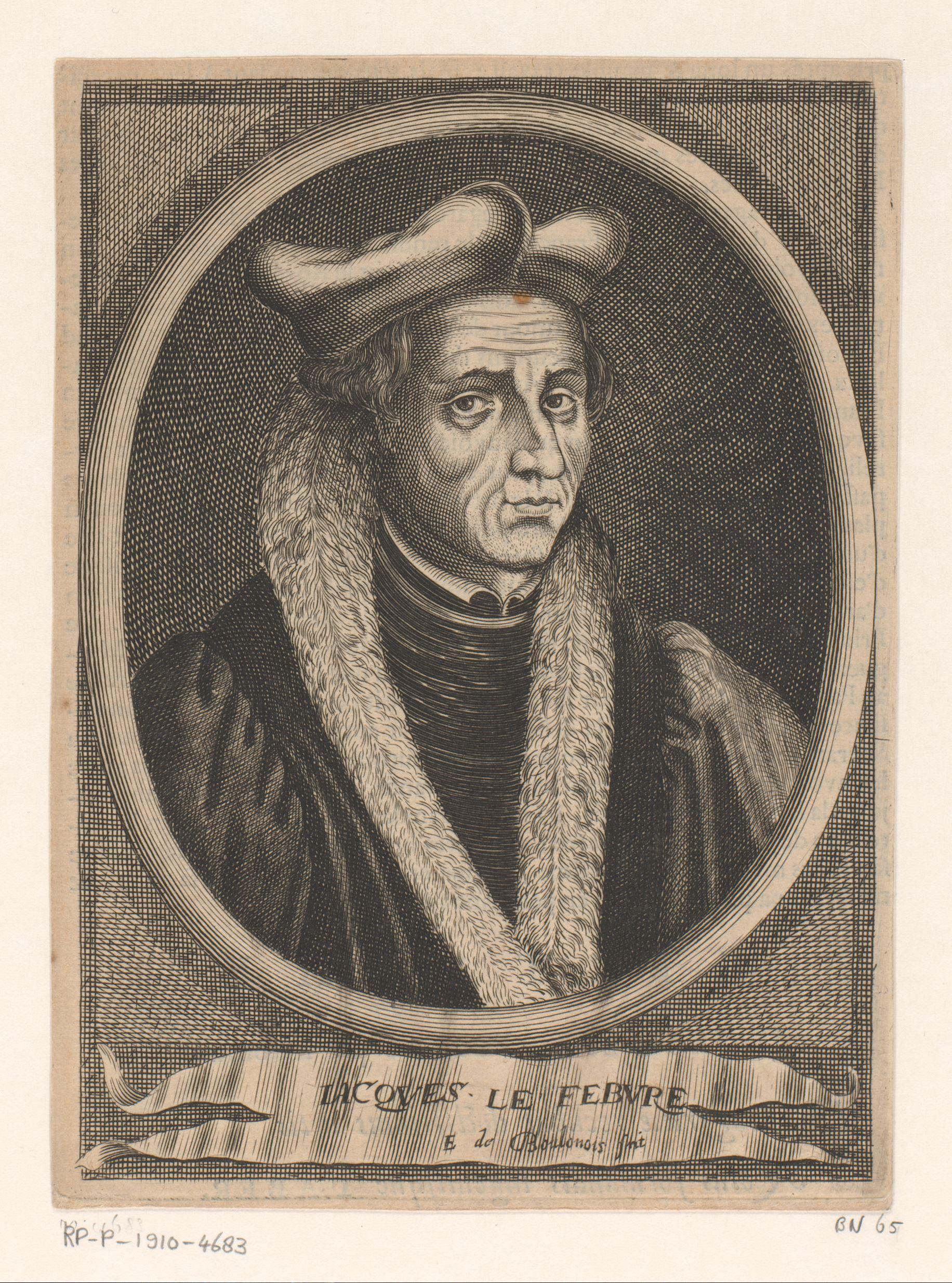 Portret van Jacques Lefèvre d'Étaples